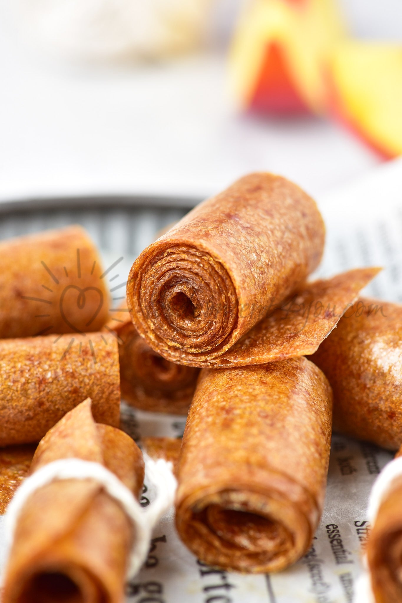 Peaches Fruit Leather - Set 1 of 5