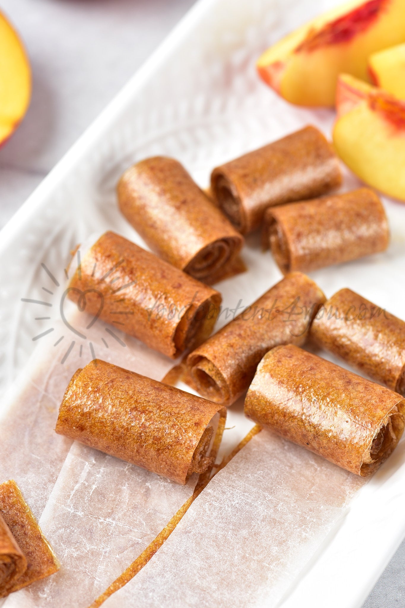 Peaches Fruit Leather - Set 4 of 5
