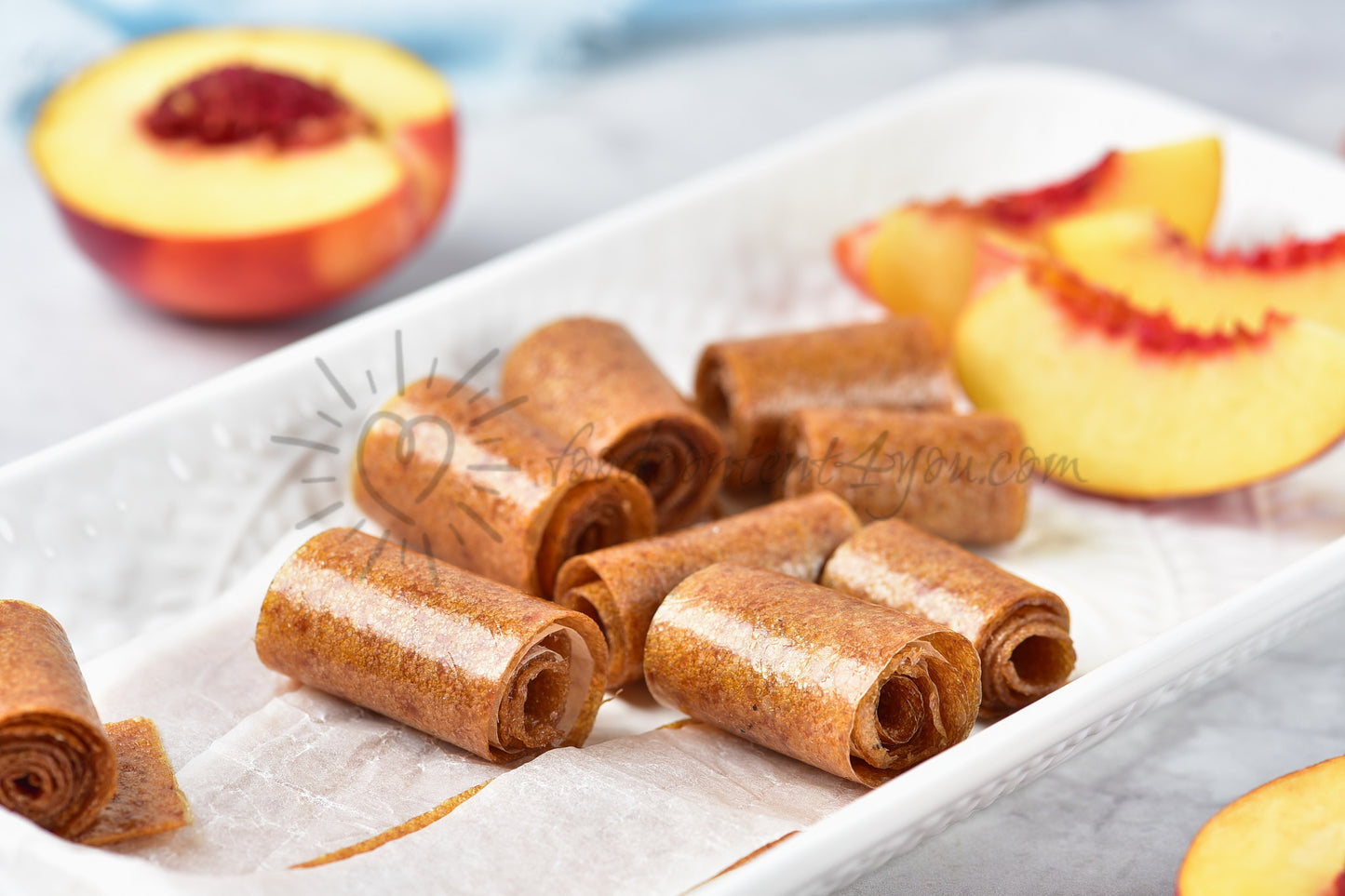 Peaches Fruit Leather - Set 4 of 5