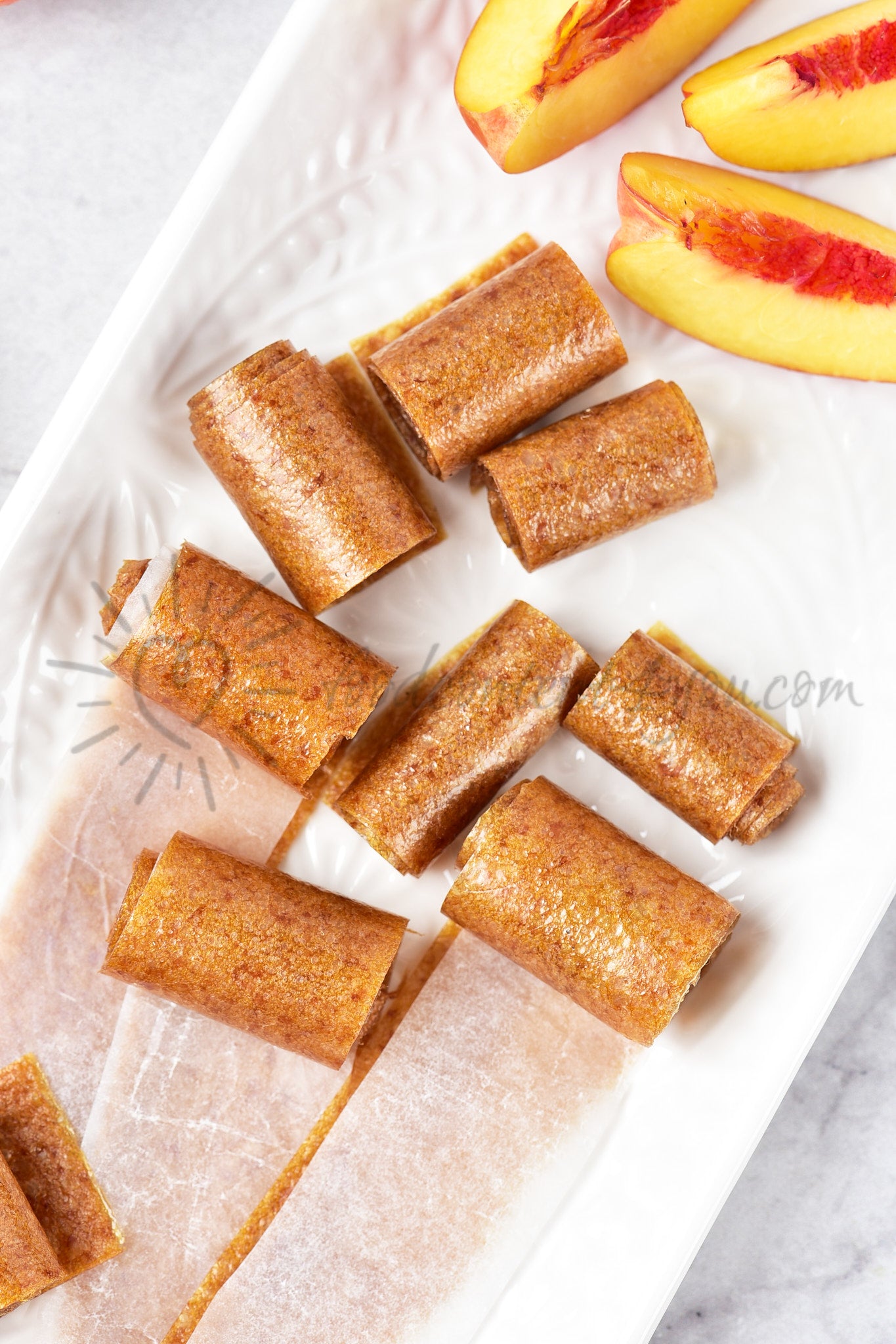 Peaches Fruit Leather - Set 4 of 5