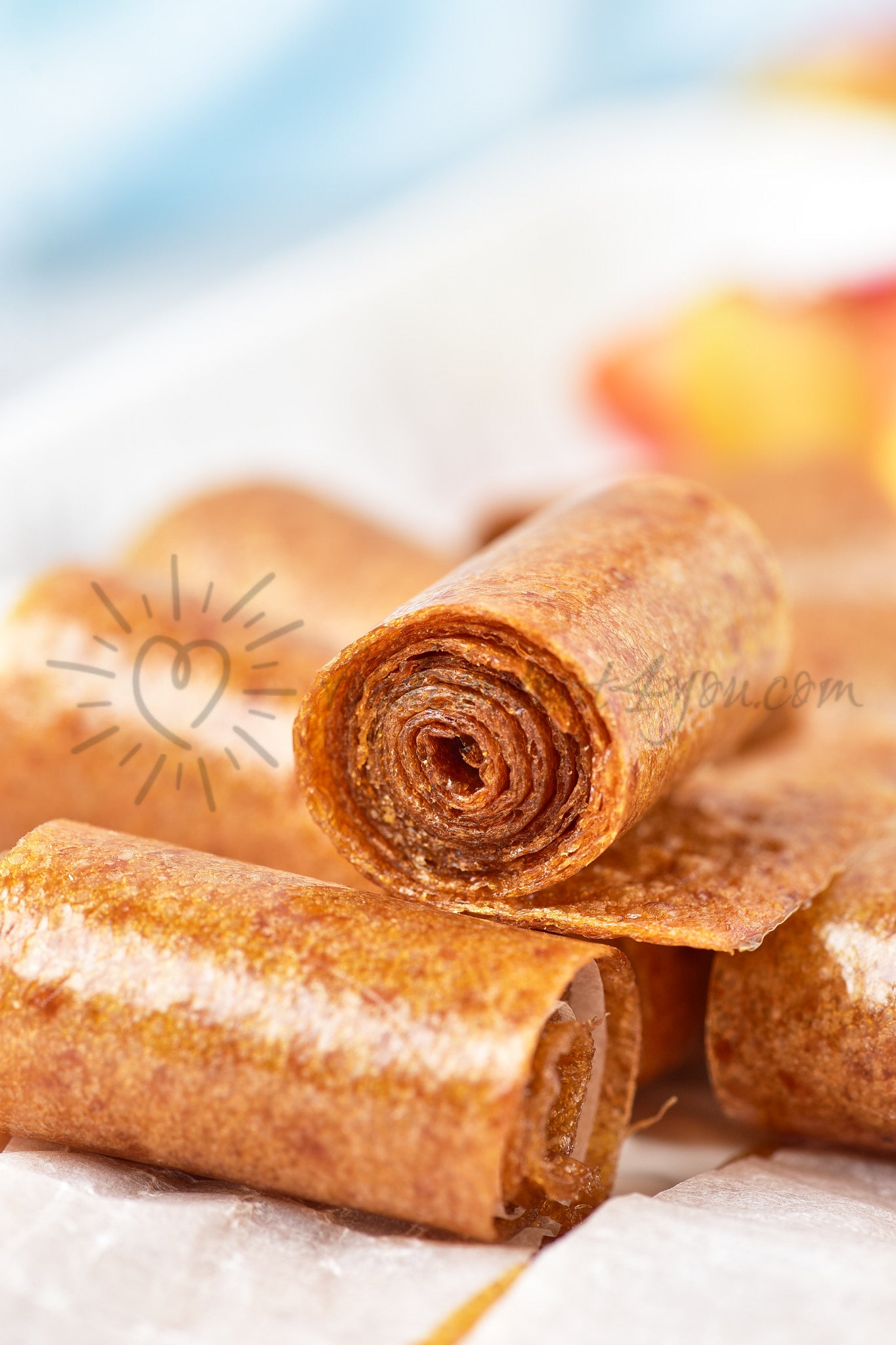 Peaches Fruit Leather - Set 4 of 5