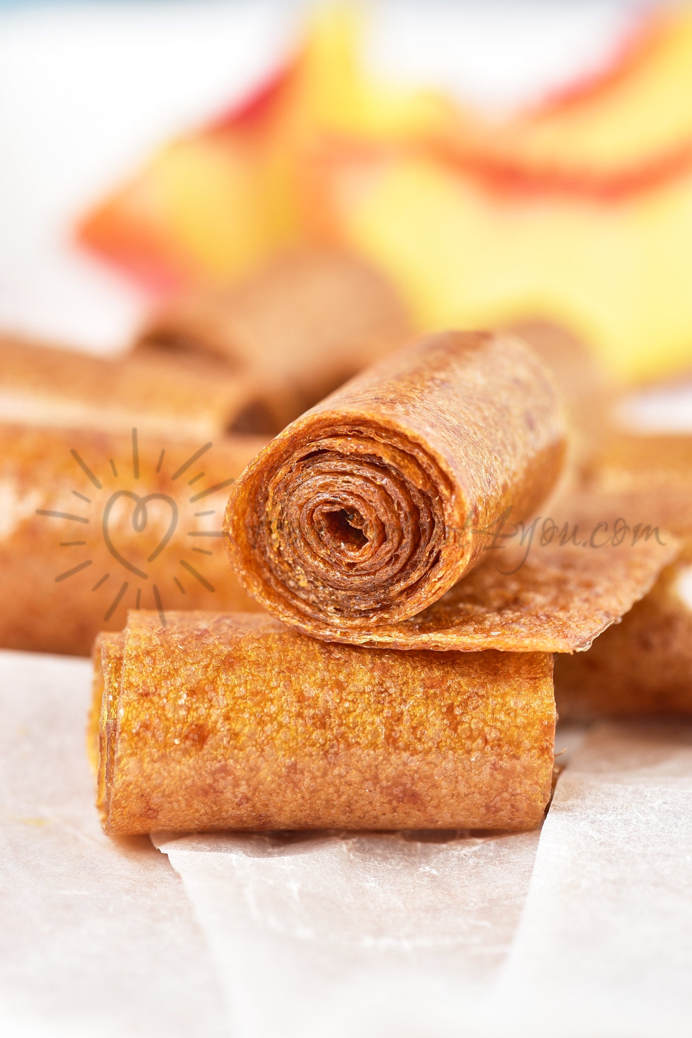 Peaches Fruit Leather - Set 4 of 5