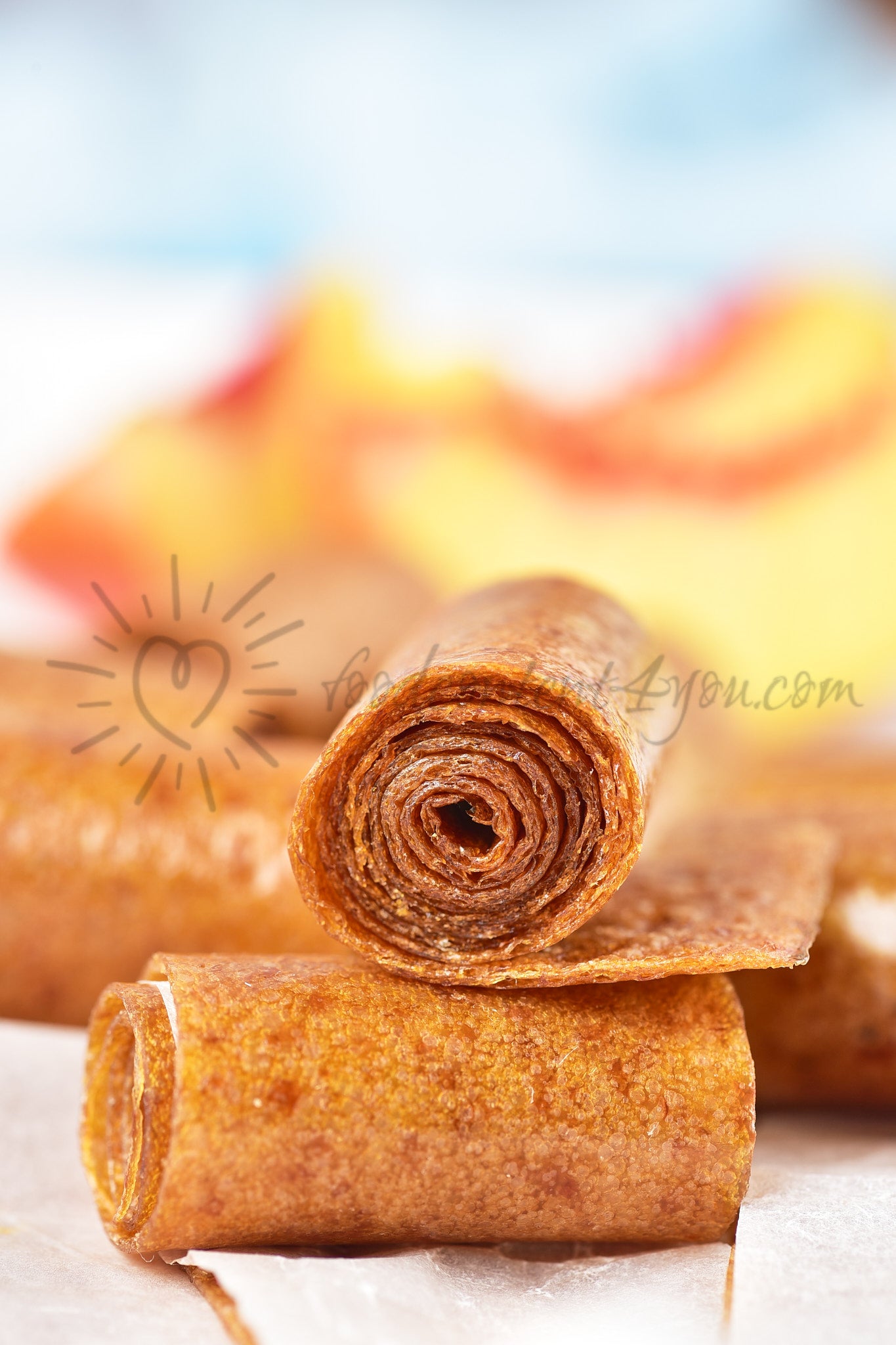 Peaches Fruit Leather - Set 4 of 5