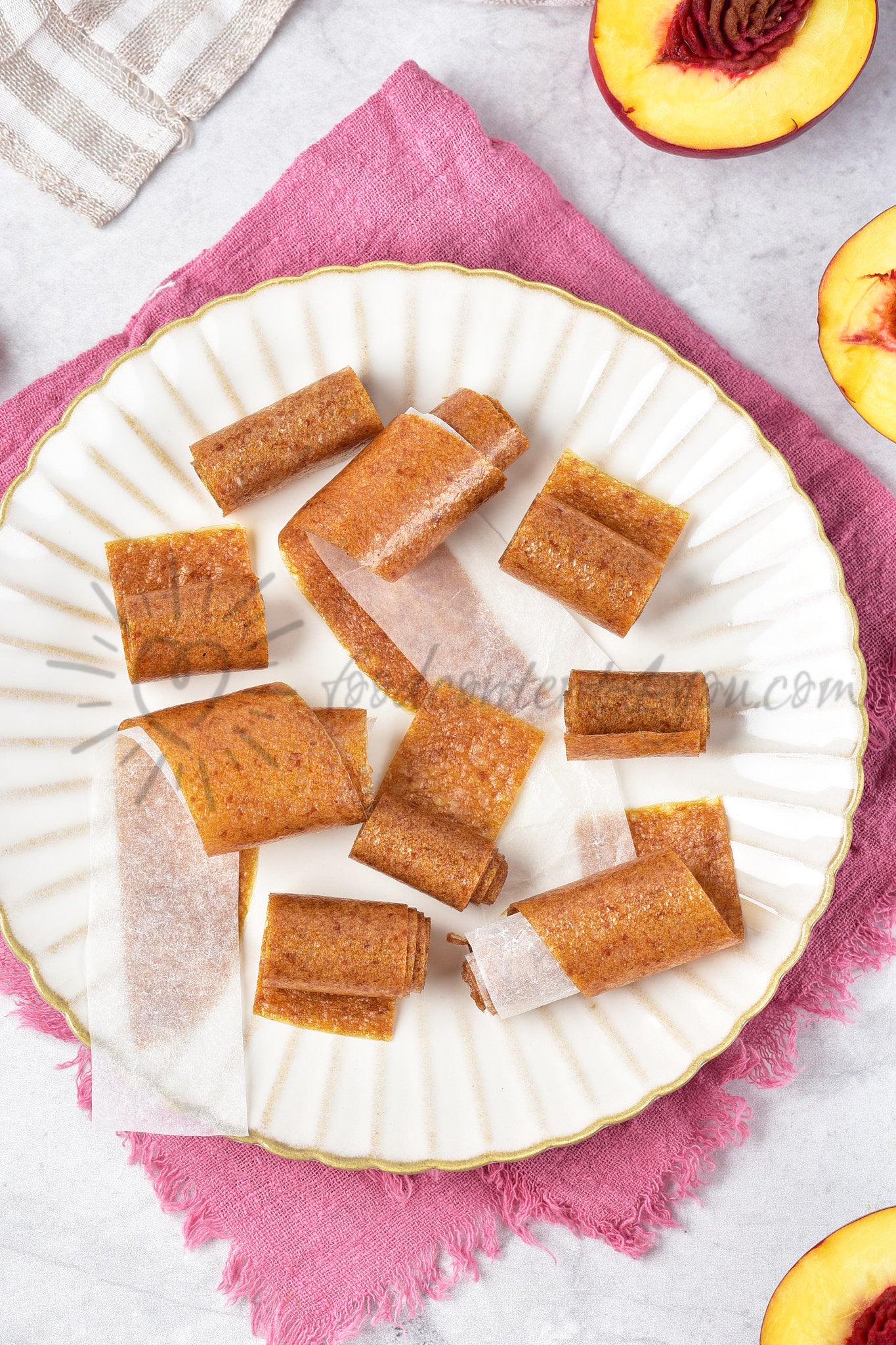 Peaches Fruit Leather - Set 5 of 5