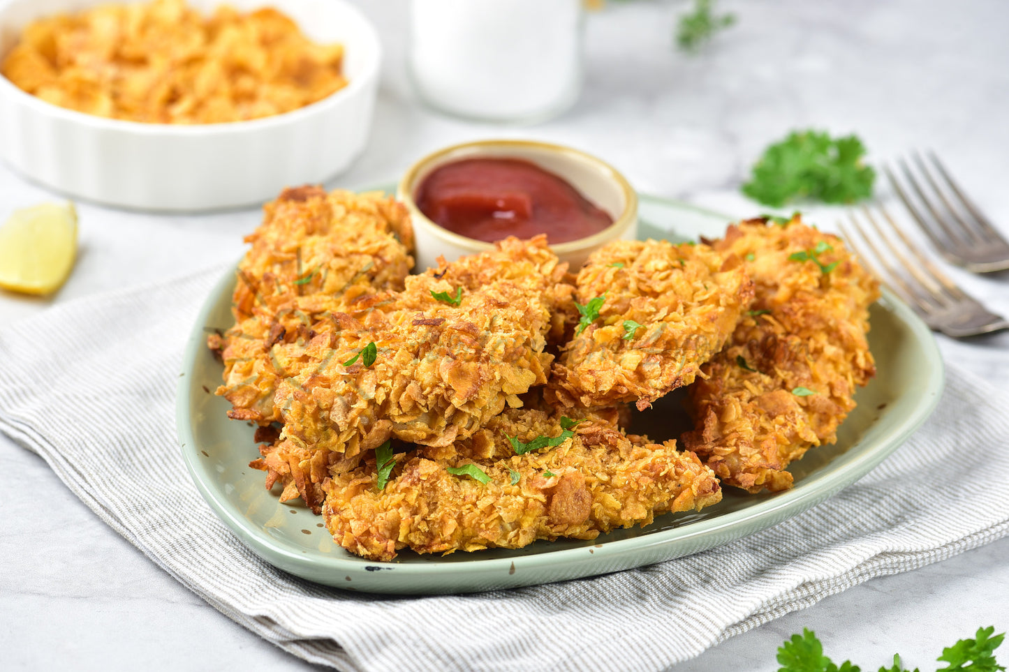 Cornflake Chicken - Set 4 of 5