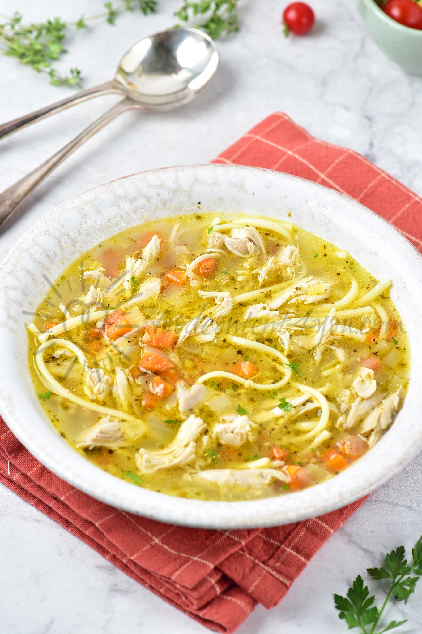 Chicken Noodle Soup - Set 3 of 5