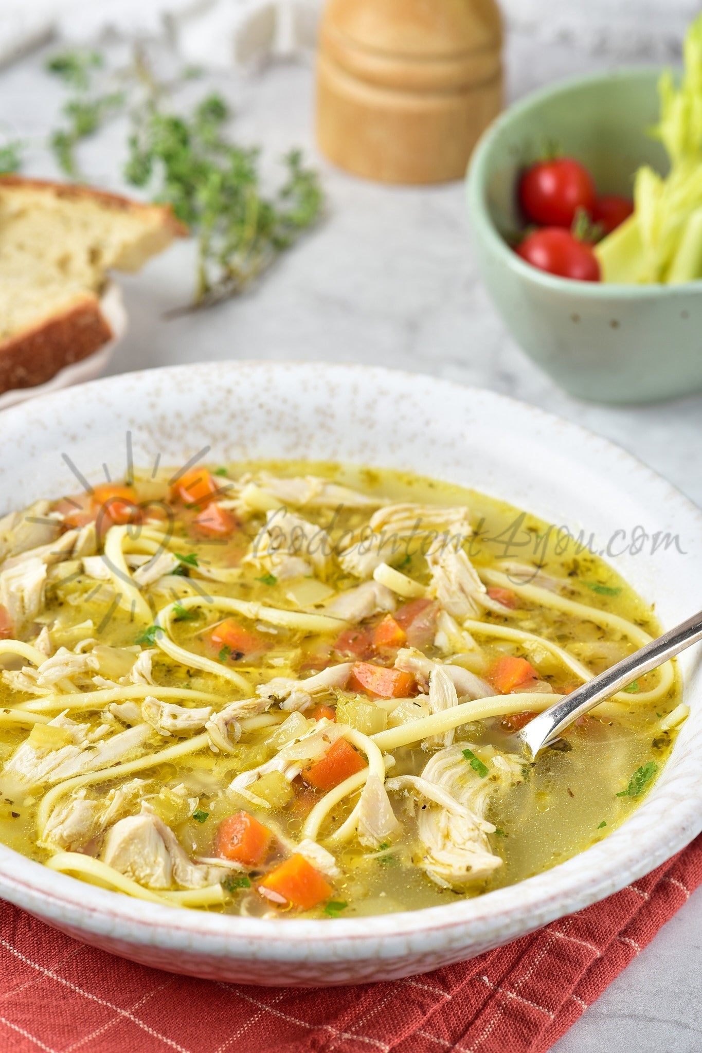 Chicken Noodle Soup - Set 3 of 5