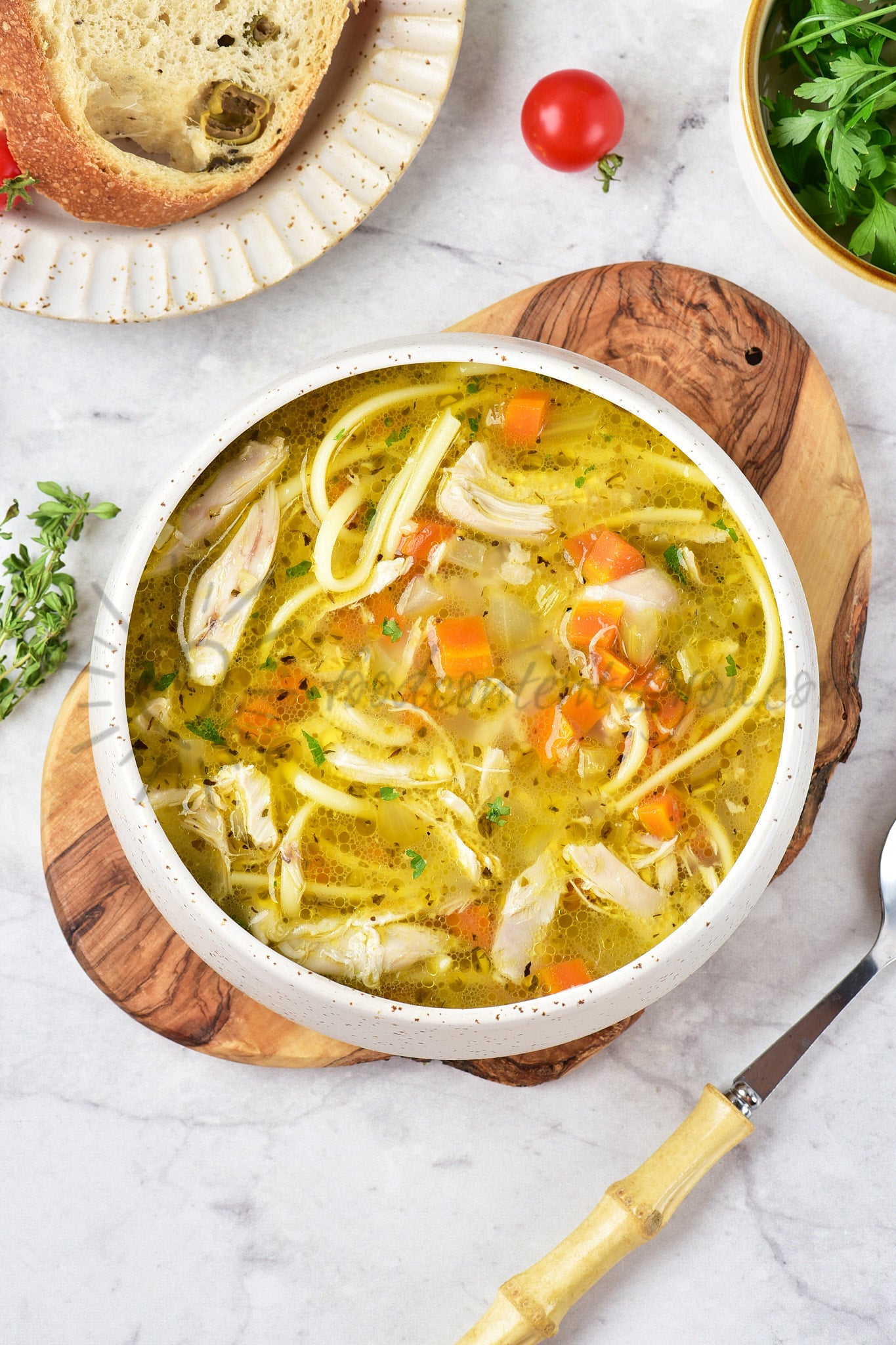 Chicken Noodle Soup - Set 5 of 5