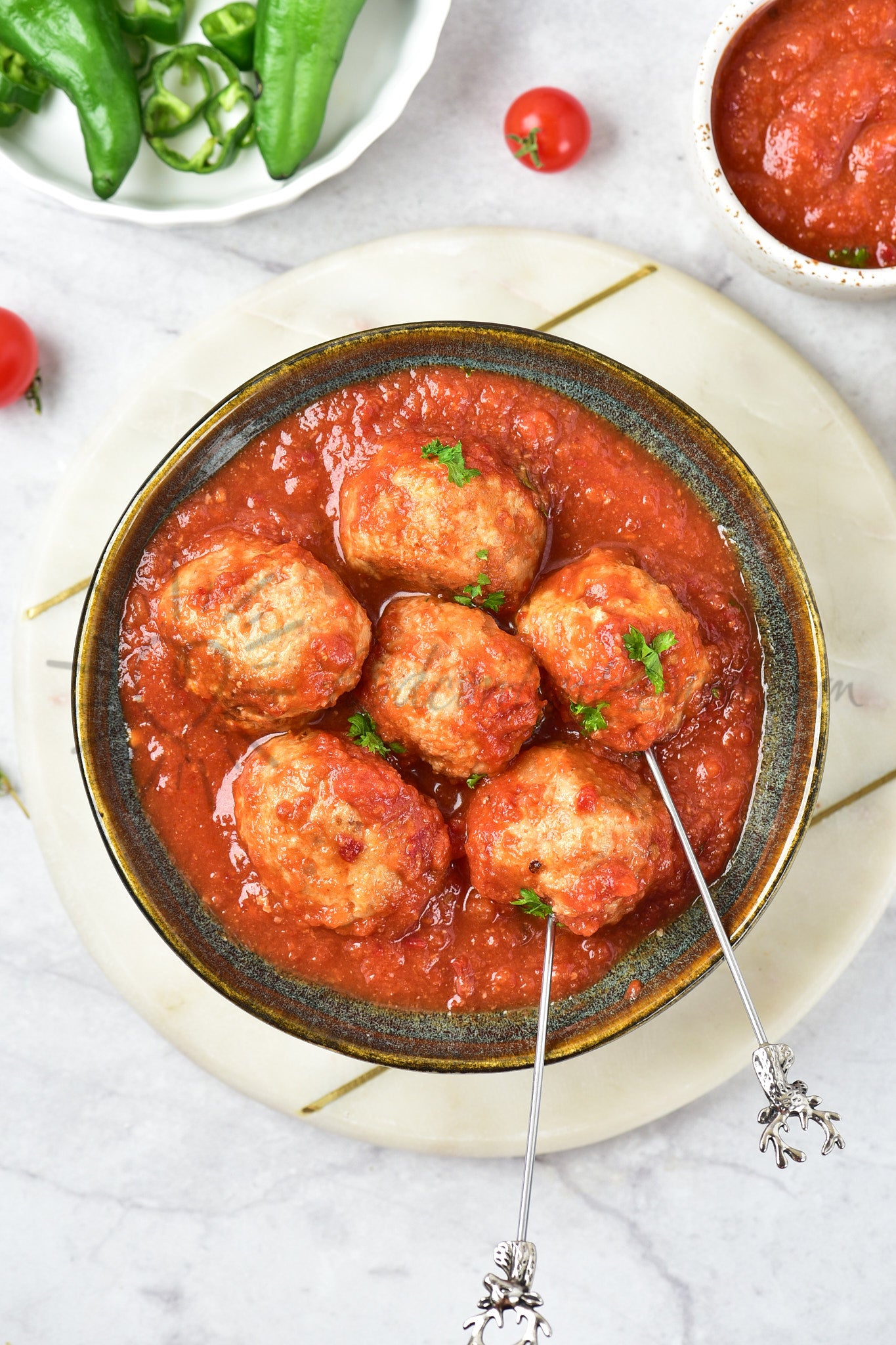 Mexican Meatballs (oven baked)- Set 4 of 5