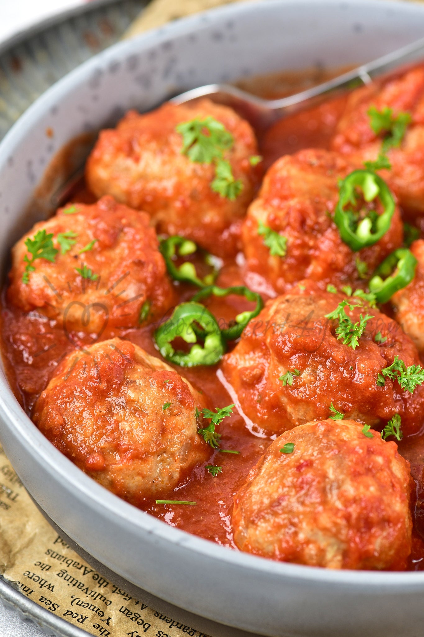 Mexican Meatballs (oven baked)- Set 5 of 5