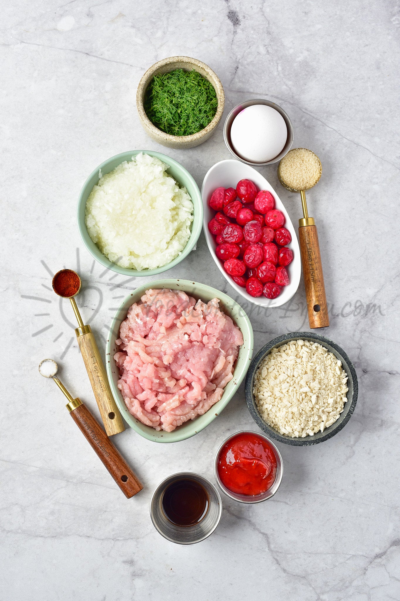Cranberry Meatballs - Set 3 of 5