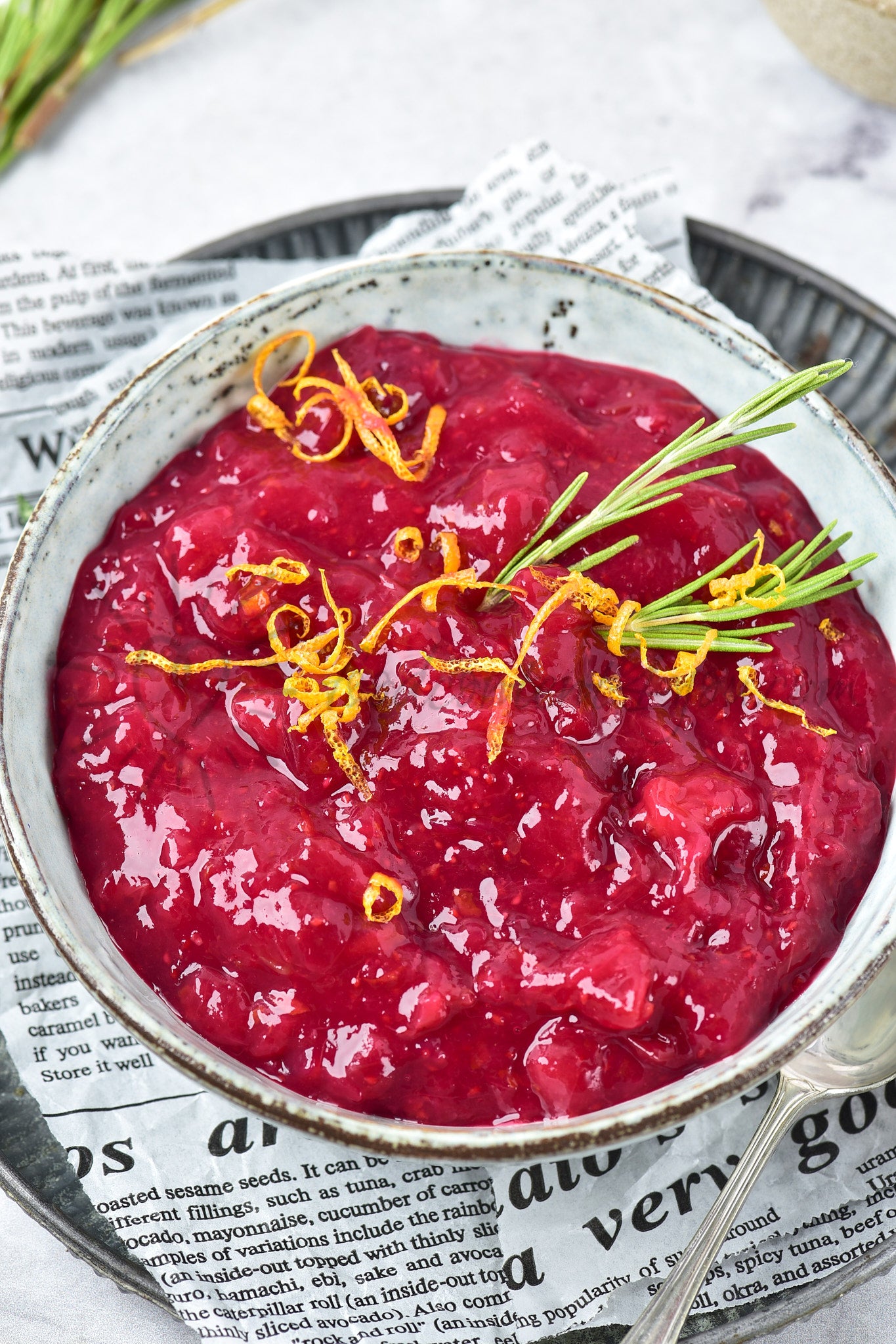 Cranberry Sauce - Set 5 of 5