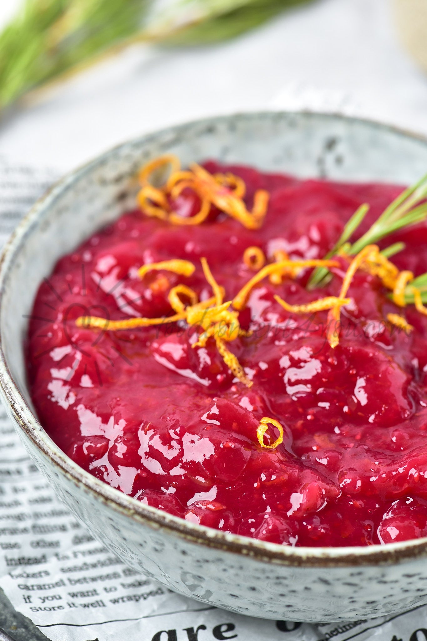 Cranberry Sauce - Set 5 of 5