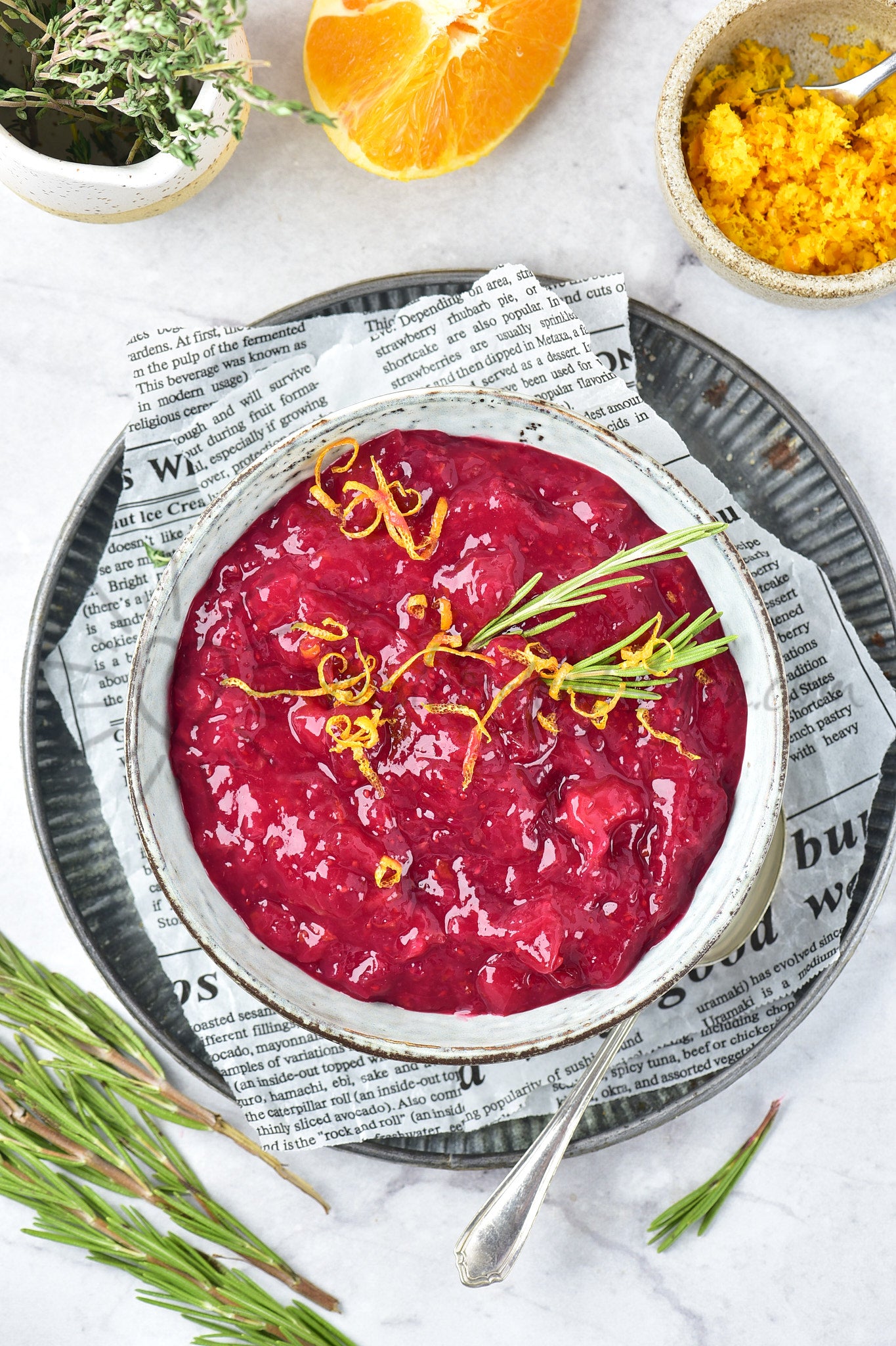 Cranberry Sauce - Set 5 of 5