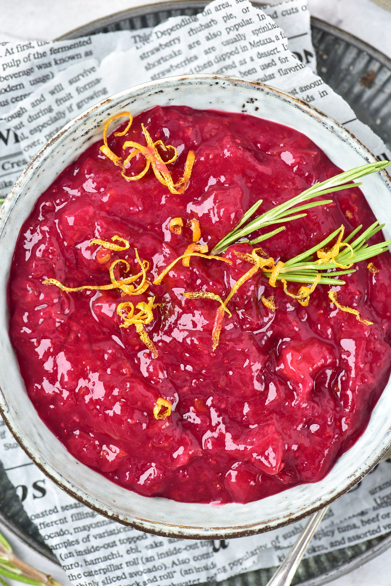 Cranberry Sauce - Set 5 of 5