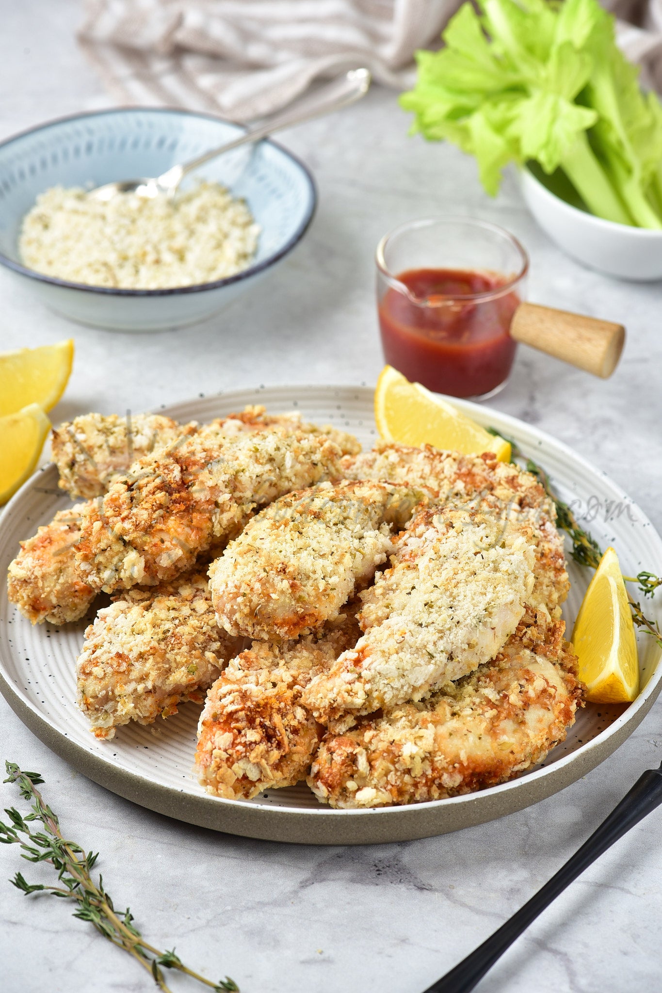 Air Fryer Chicken Tenders - Set 4 of 5