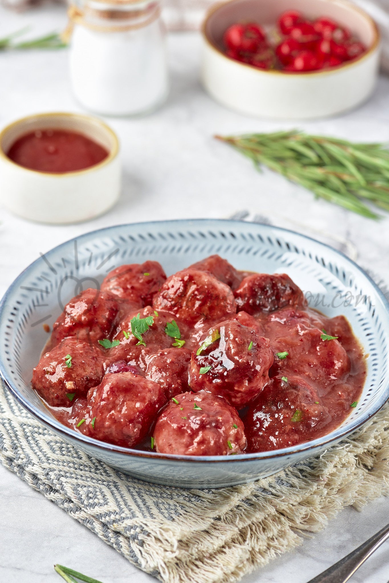 Cranberry Meatballs - Set 2 of 5