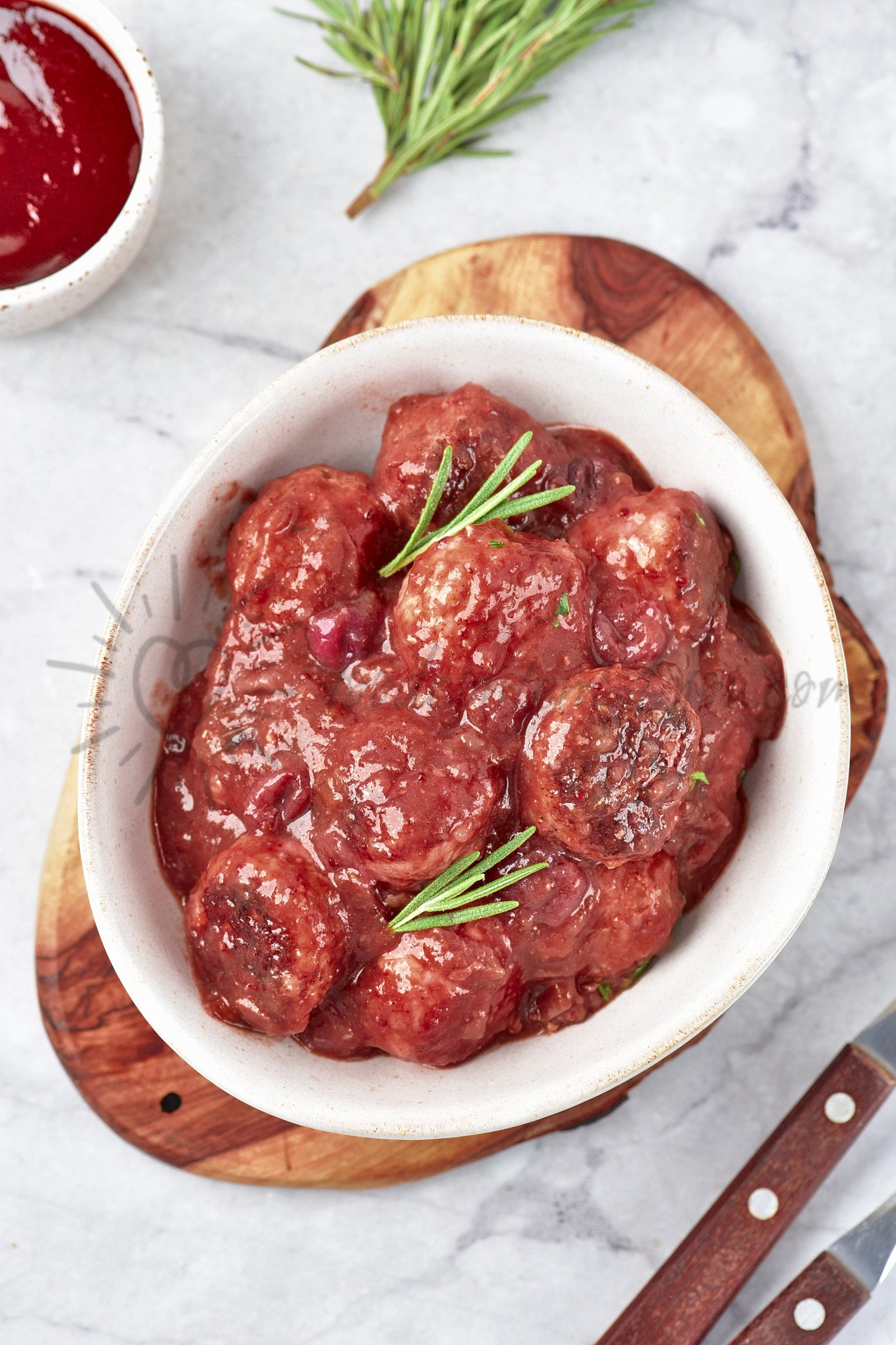 Cranberry Meatballs - Set 3 of 5