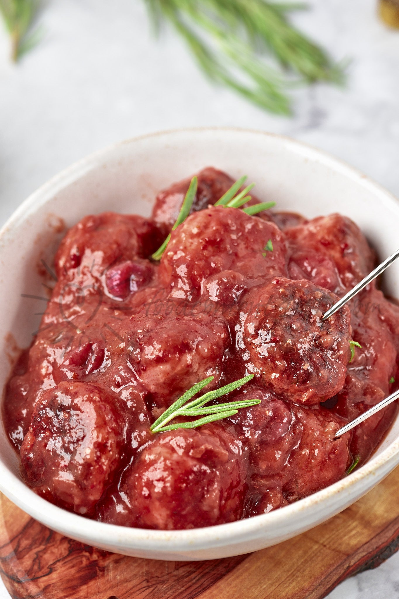 Cranberry Meatballs - Set 3 of 5