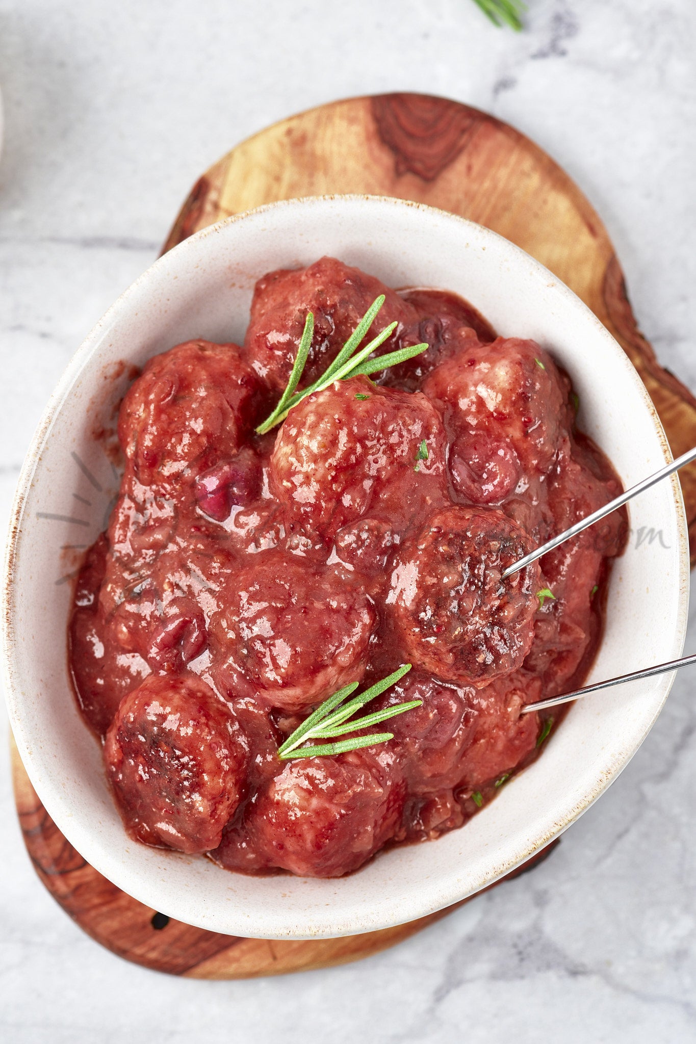 Cranberry Meatballs - Set 3 of 5