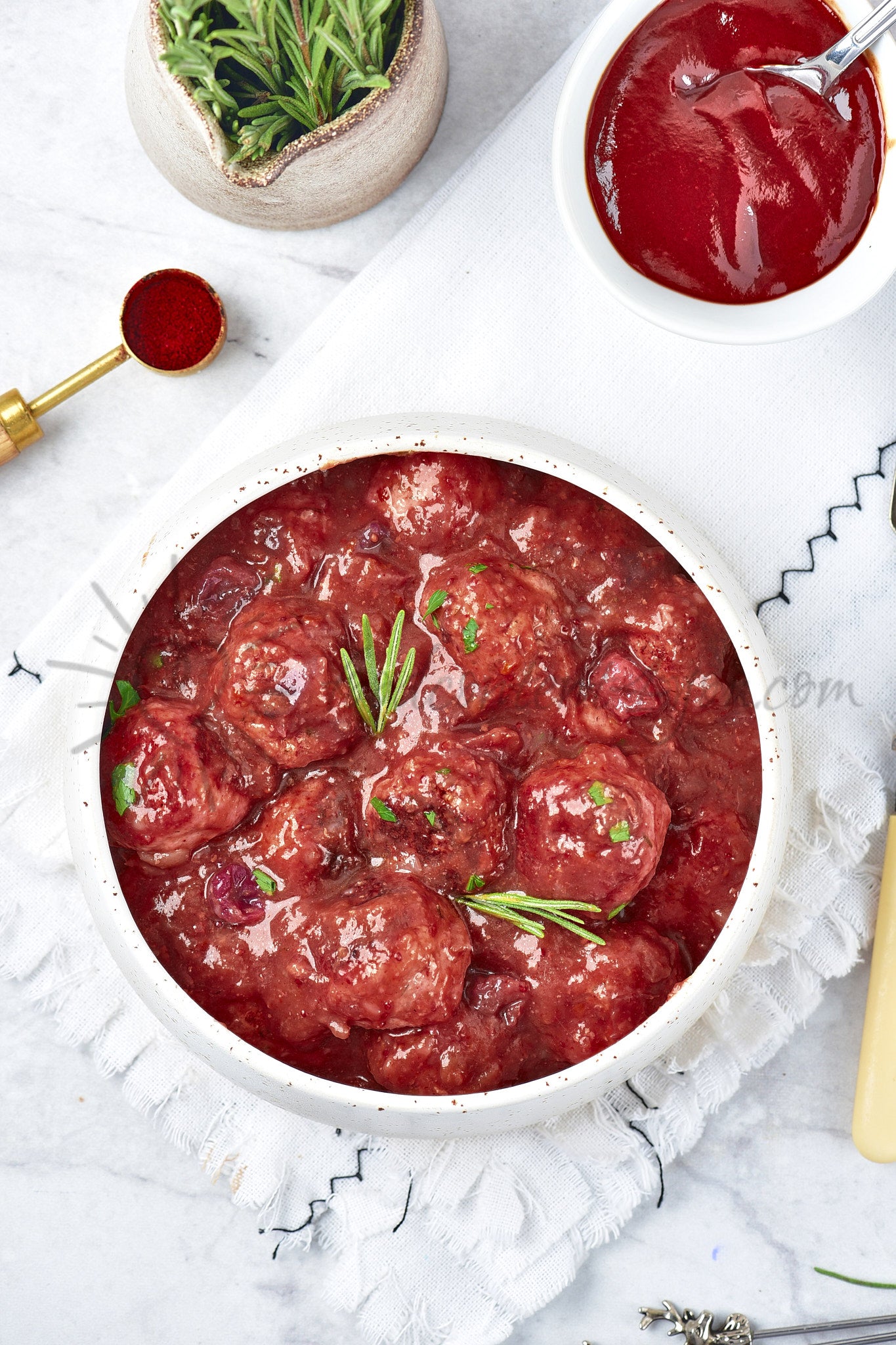 Cranberry Meatballs - Set 5 of 5