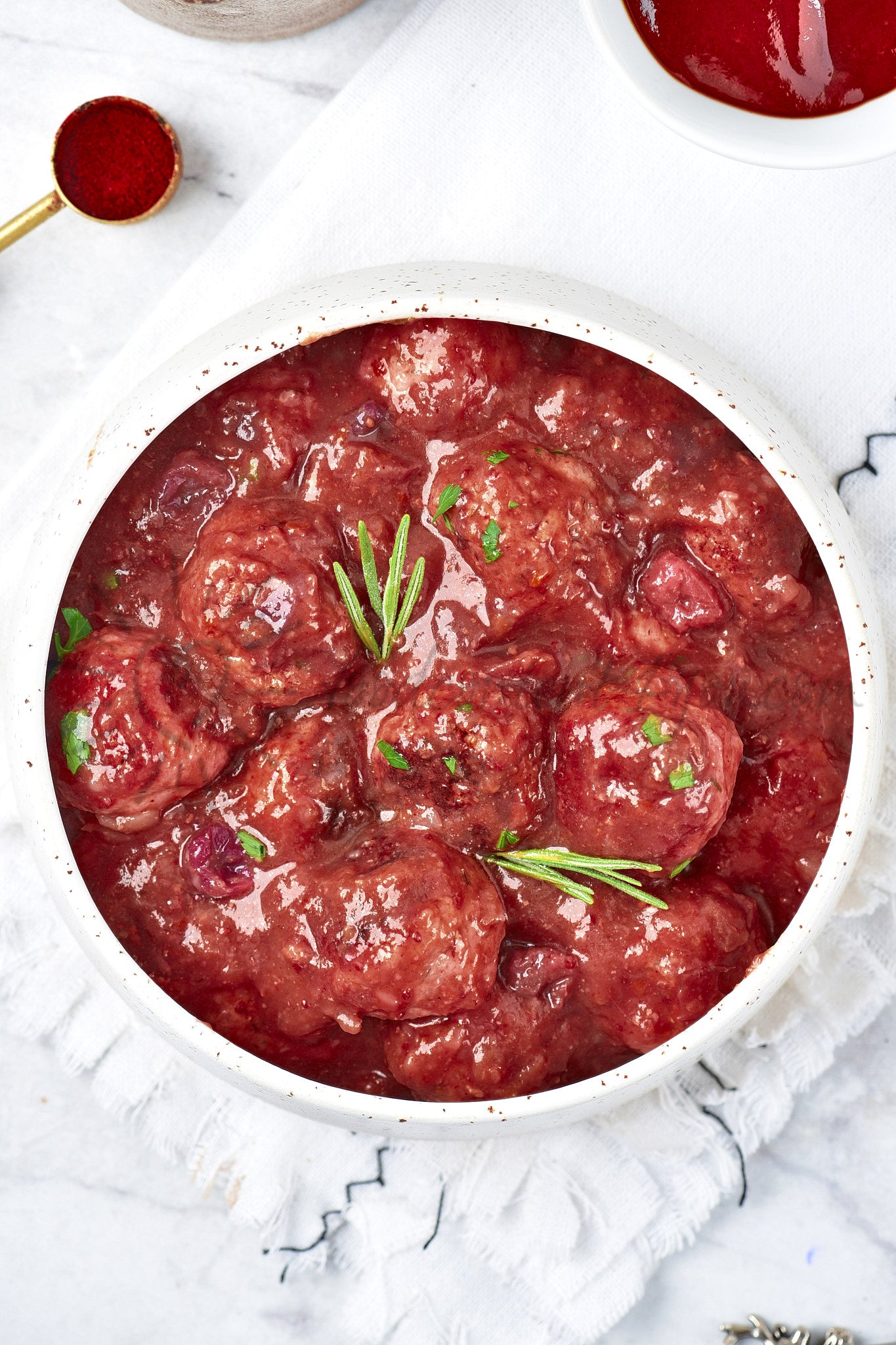 Cranberry Meatballs - Set 5 of 5