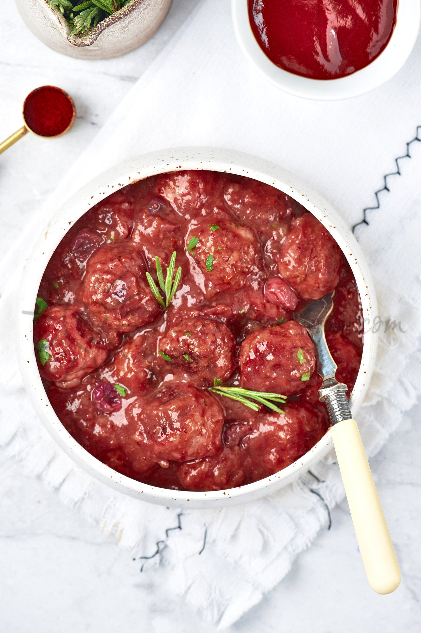 Cranberry Meatballs - Set 5 of 5