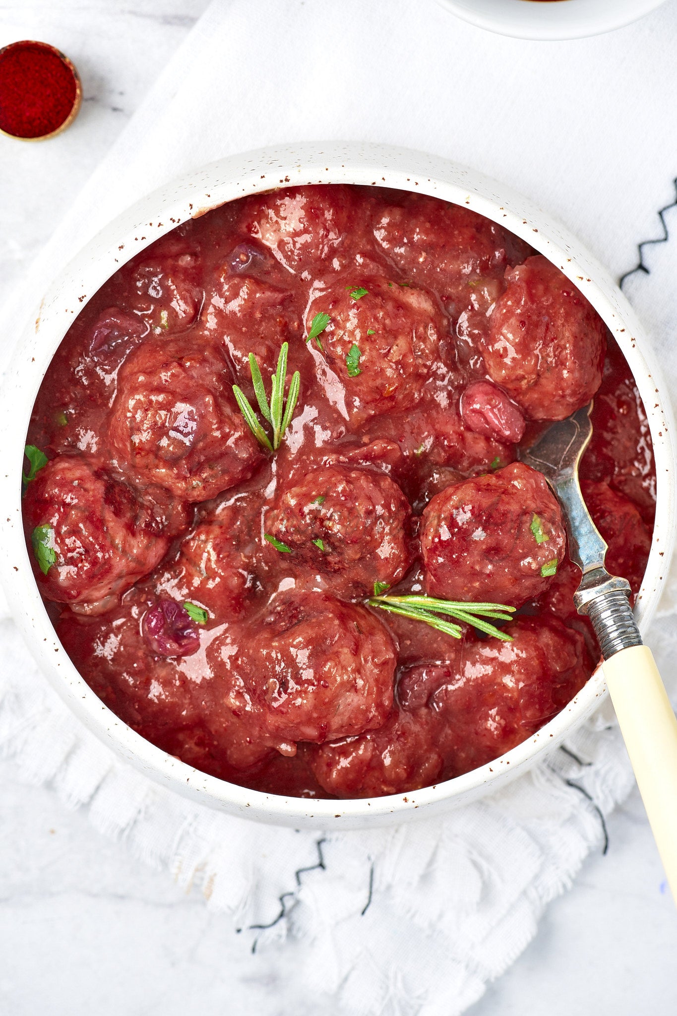 Cranberry Meatballs - Set 5 of 5