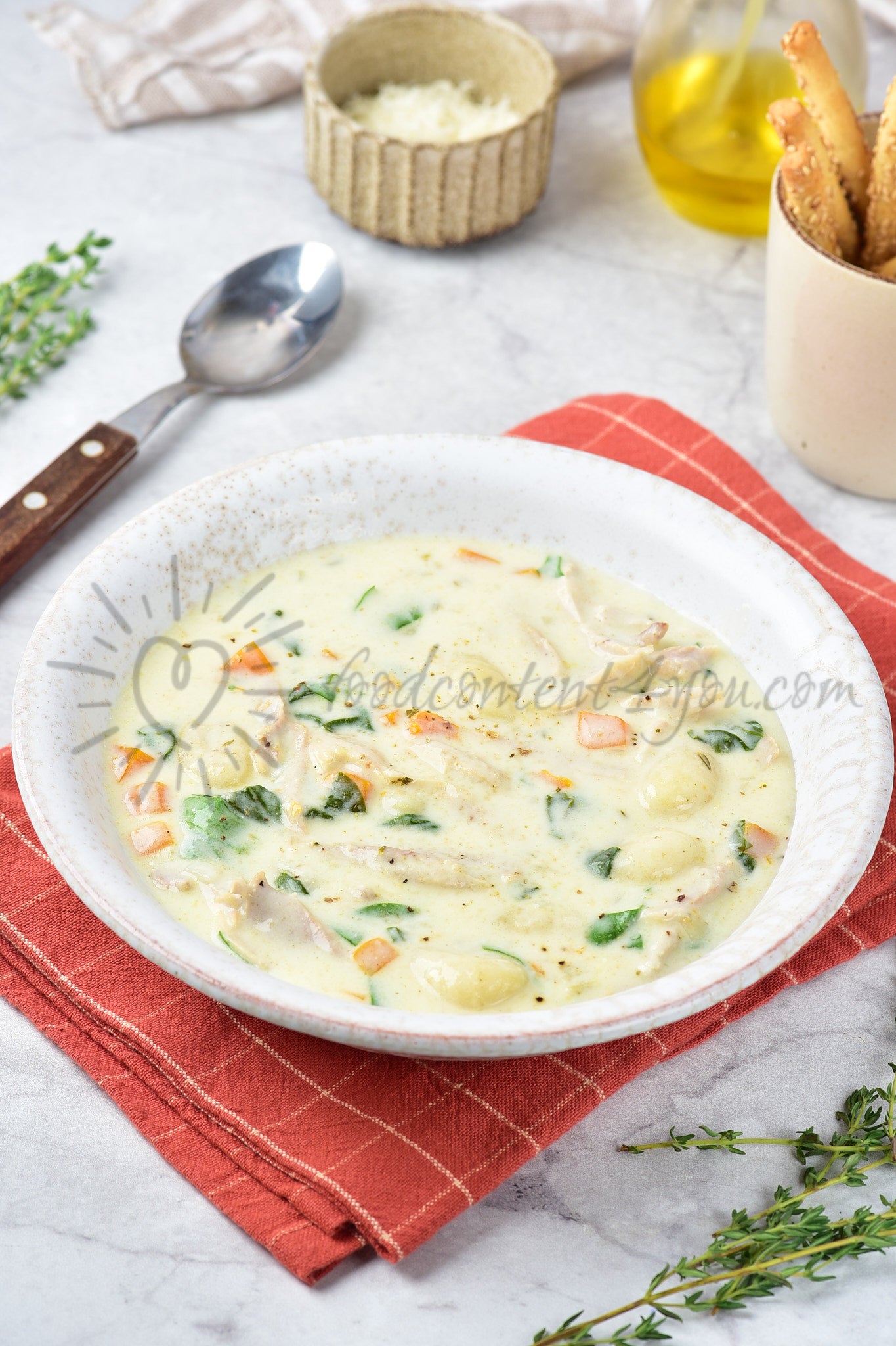 Chicken Gnocchi Soup - Set 3 of 5