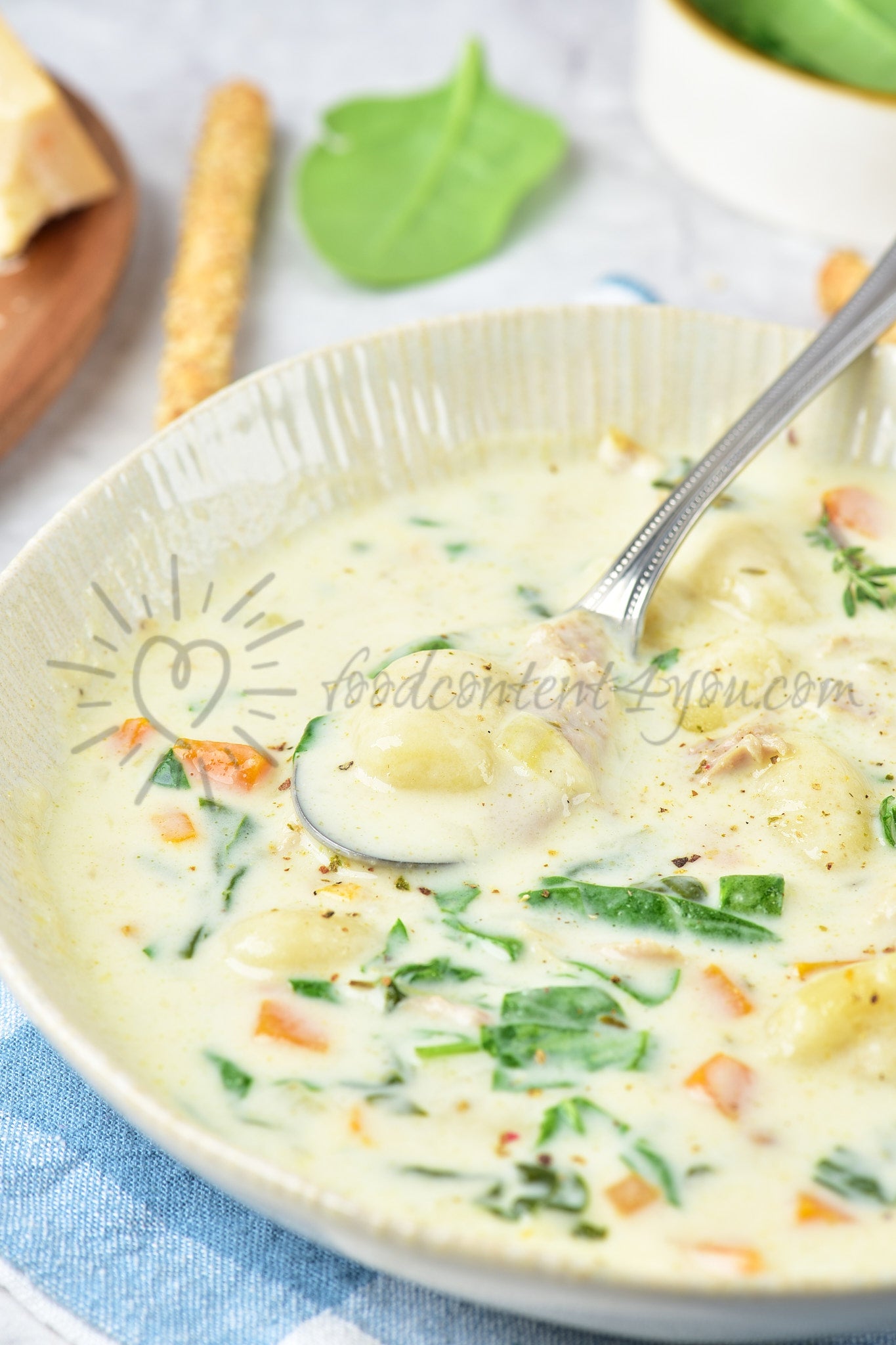 Chicken Gnocchi Soup - Set 4 of 5
