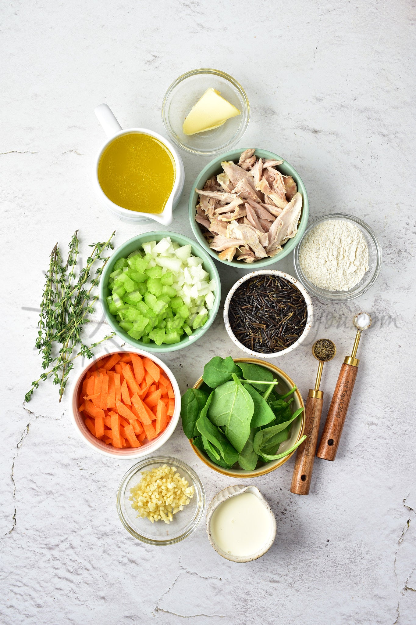 Chicken and Wild Rice Soup - Set 3 of 5