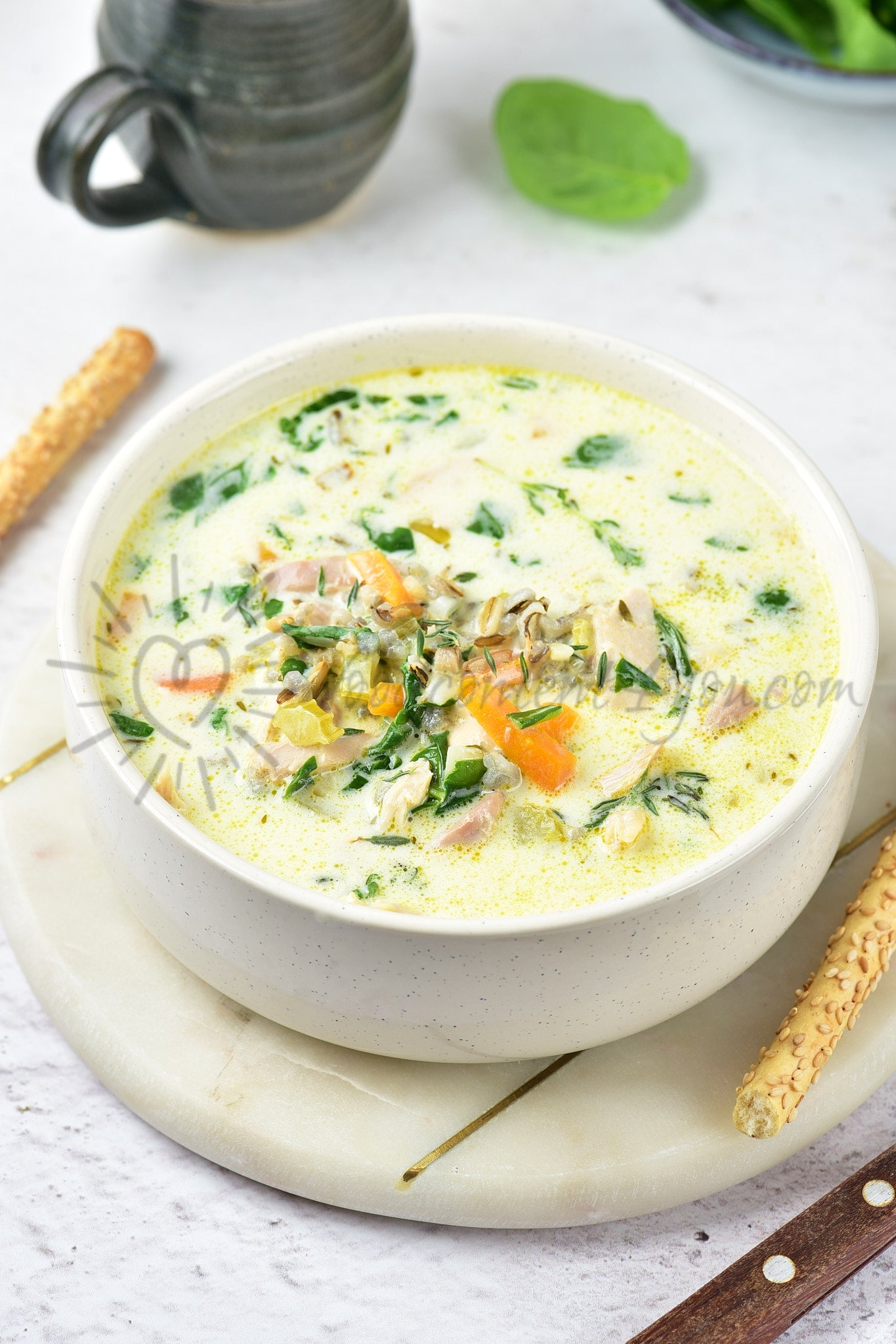 Chicken and Wild Rice Soup - Set 3 of 5