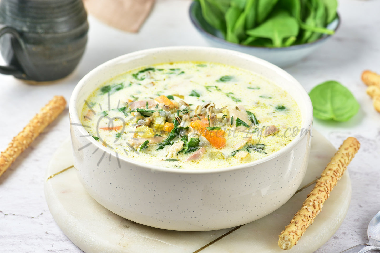 Chicken and Wild Rice Soup - Set 3 of 5