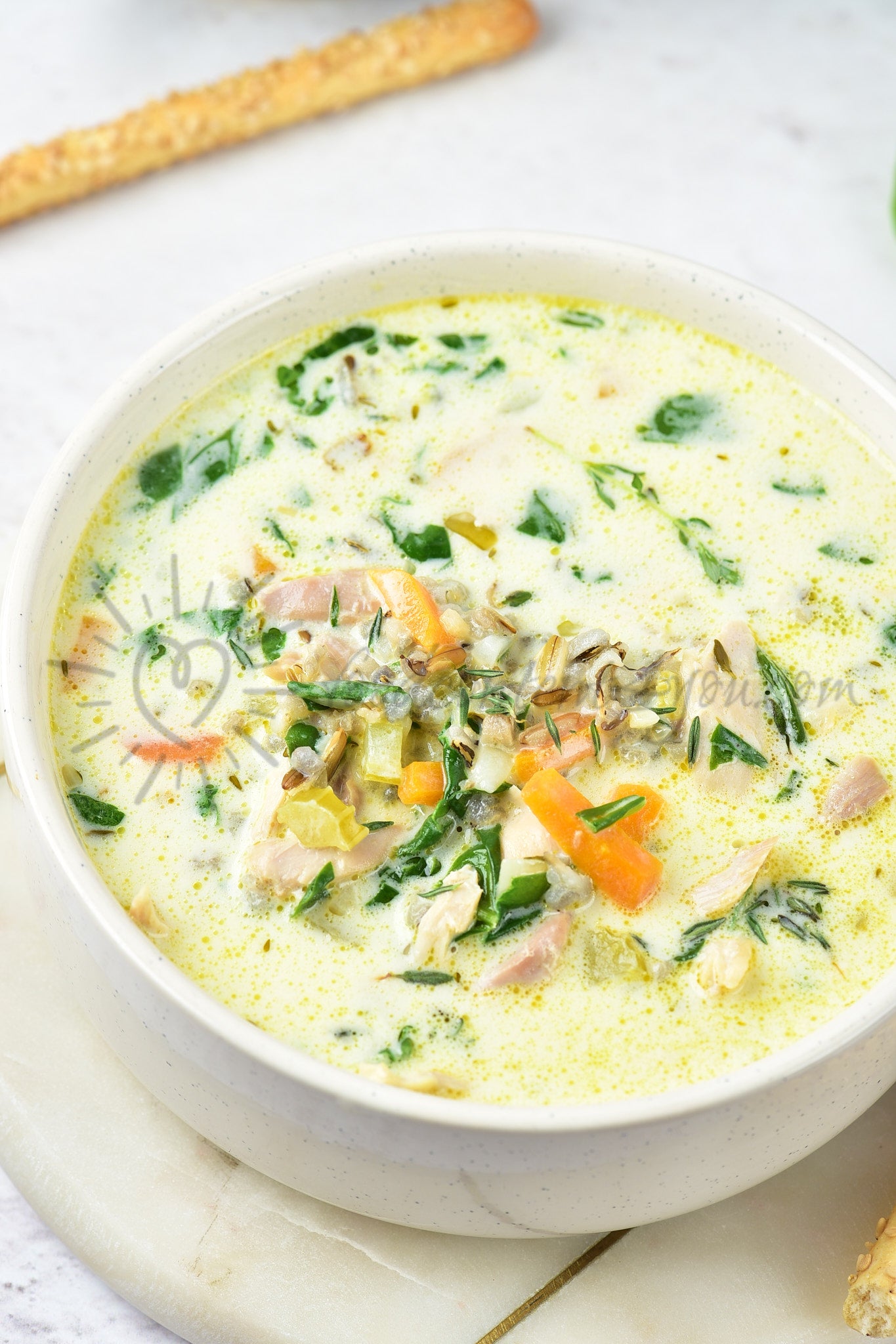 Chicken and Wild Rice Soup - Set 3 of 5