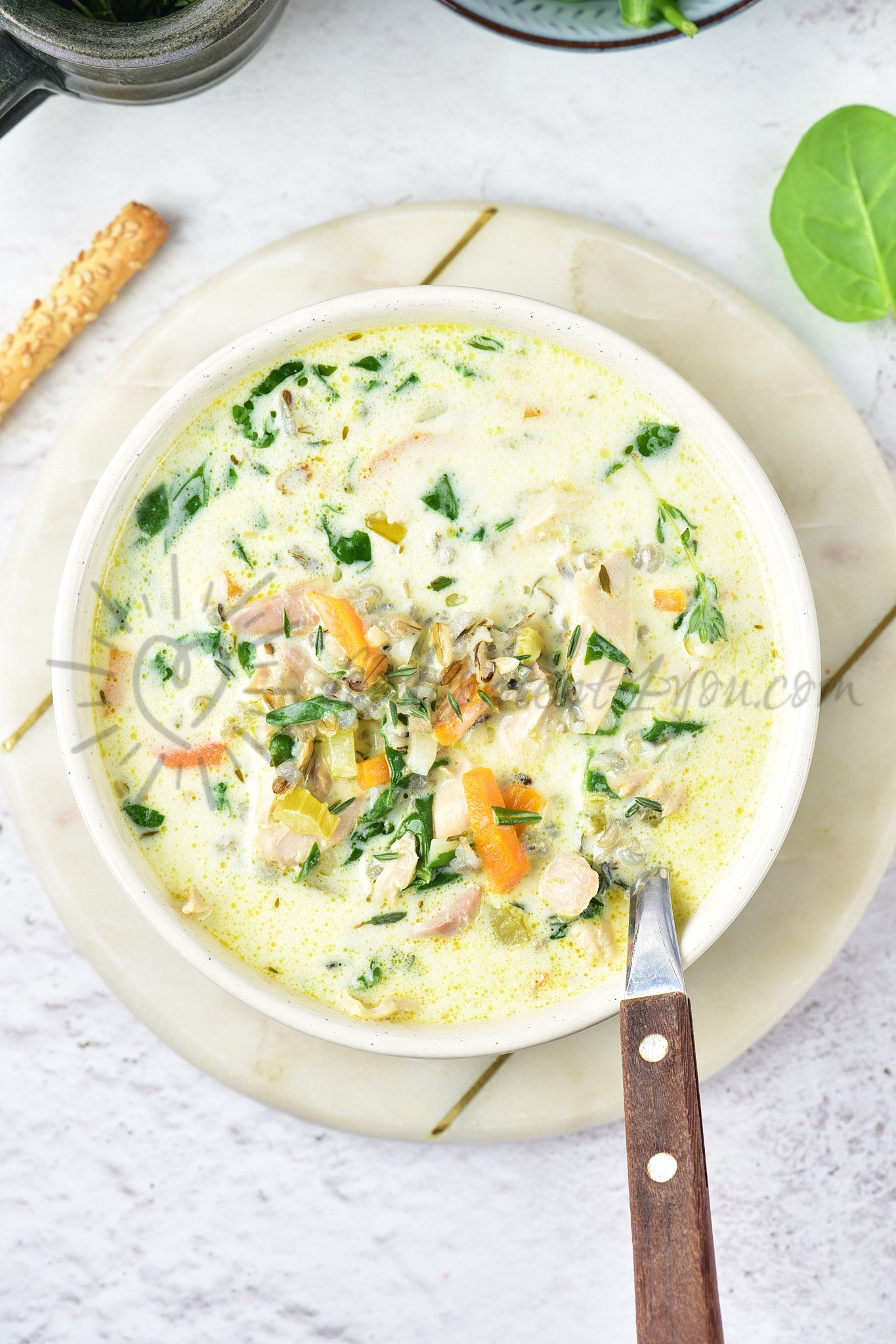 Chicken and Wild Rice Soup - Set 3 of 5