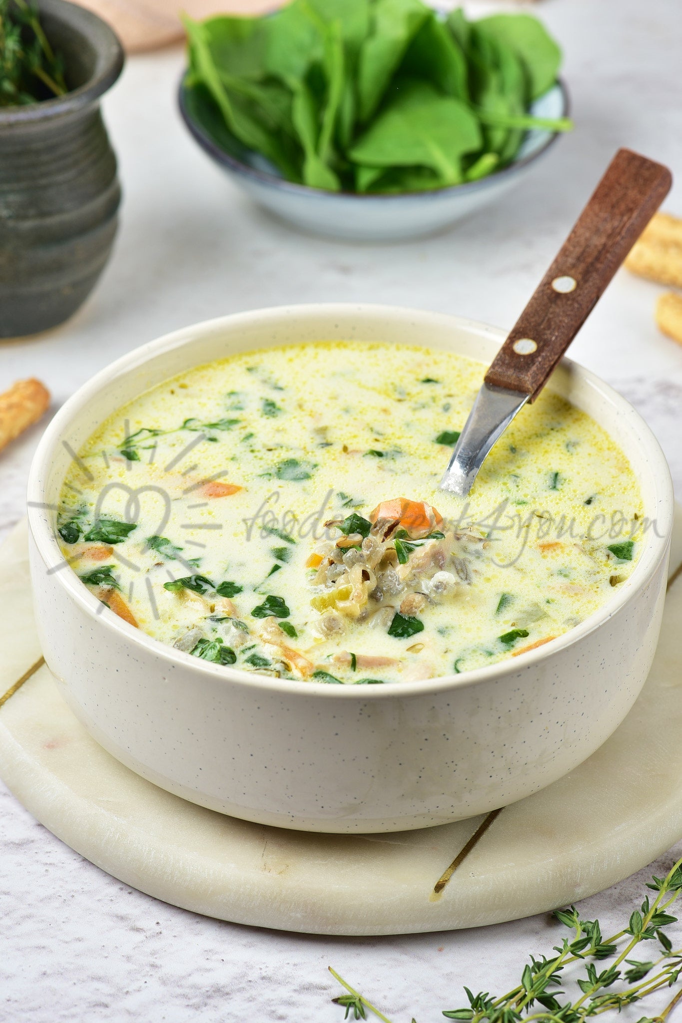 Chicken and Wild Rice Soup - Set 3 of 5