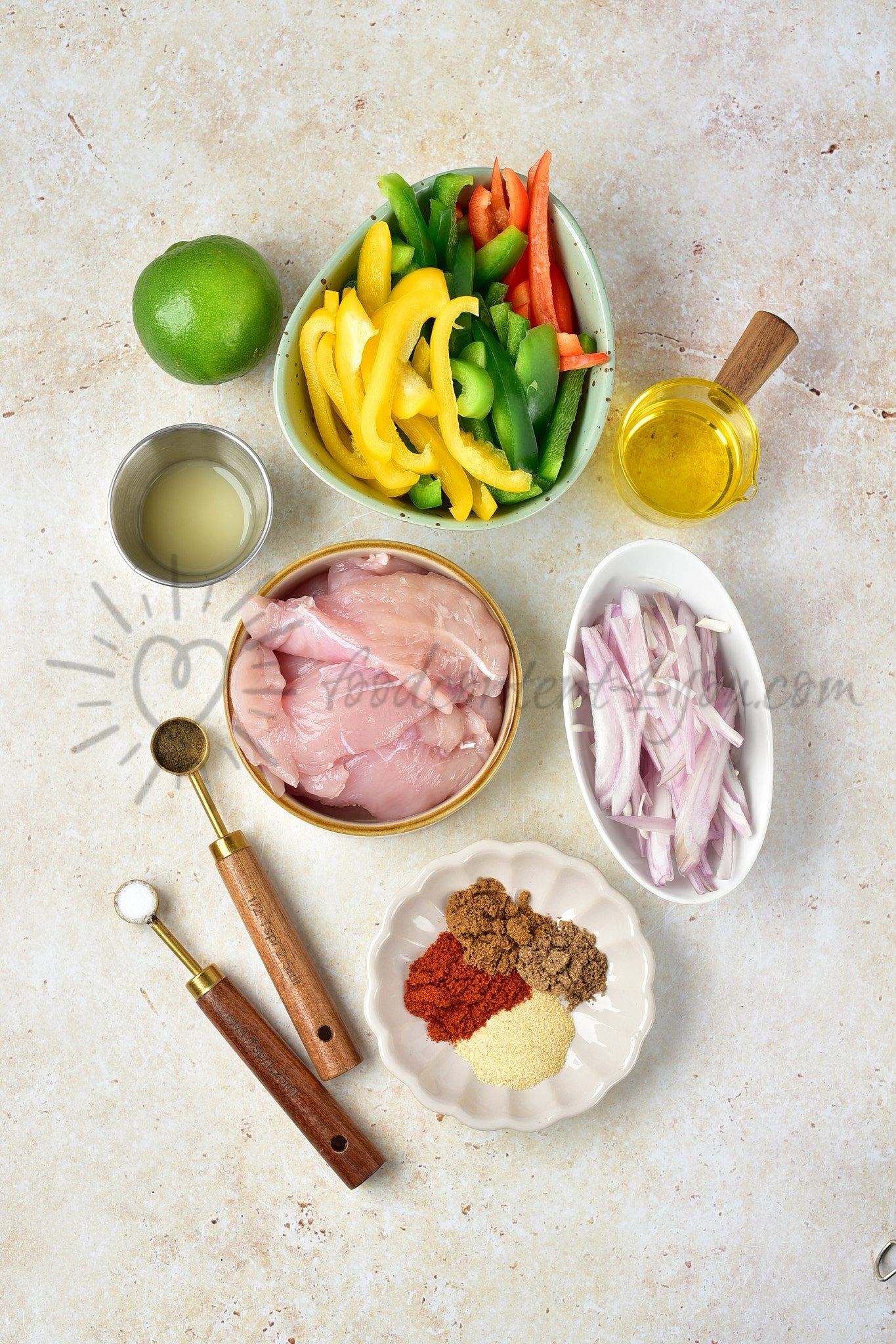 Chicken Fajitas - Set 4 of 5