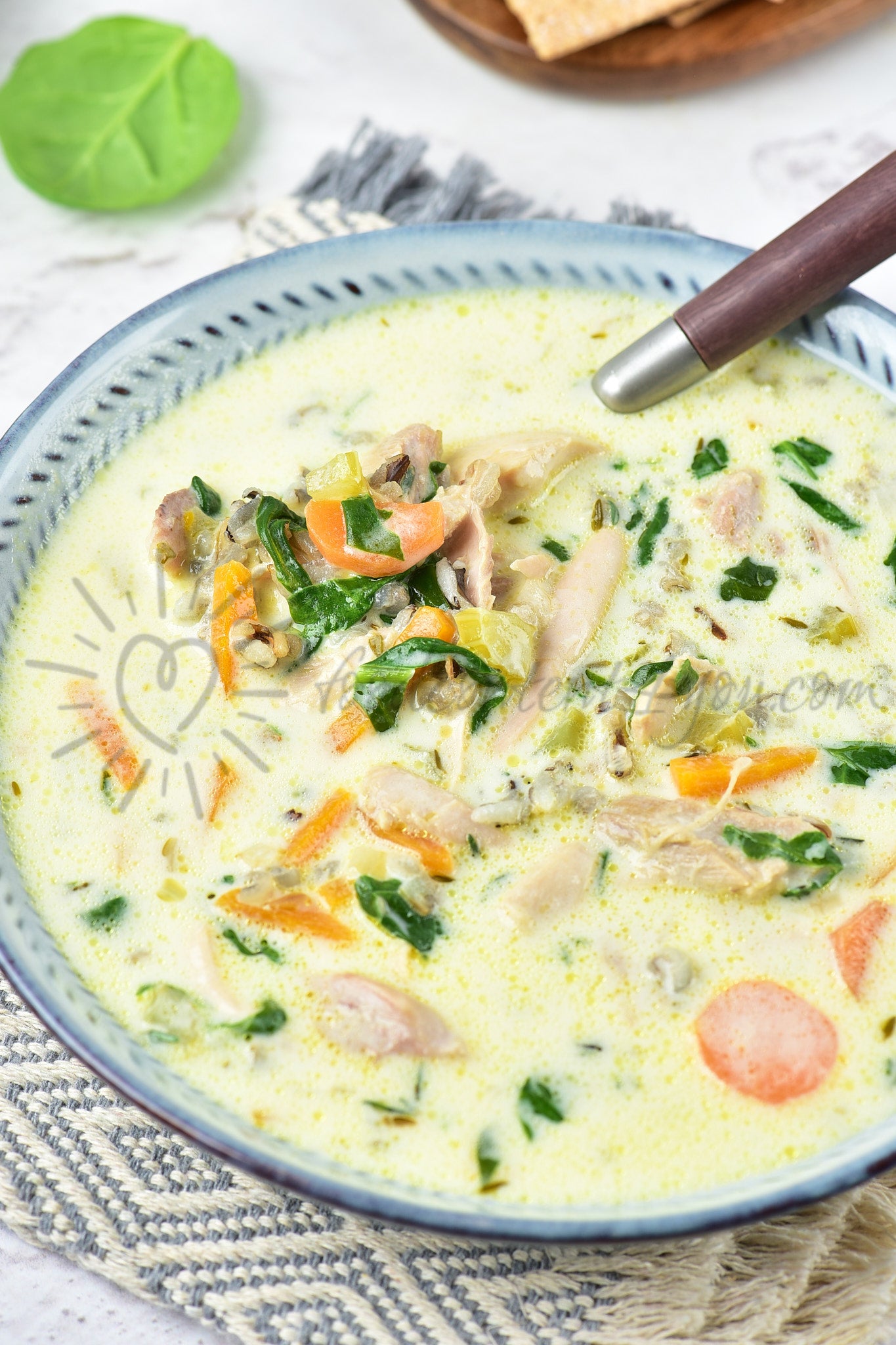 Chicken and Wild Rice Soup - Set 4 of 5