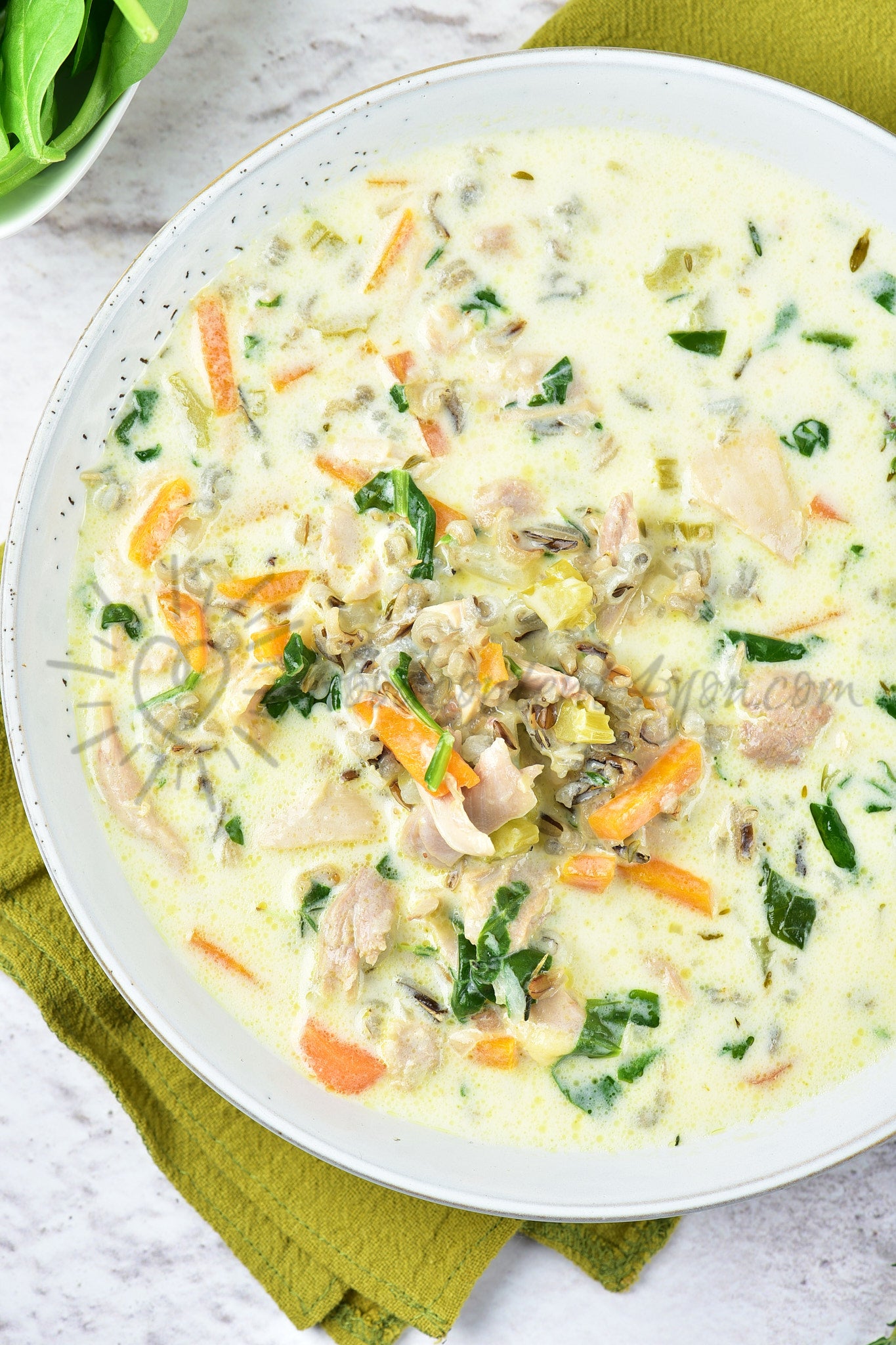 Chicken and Wild Rice Soup - Set 5 of 5