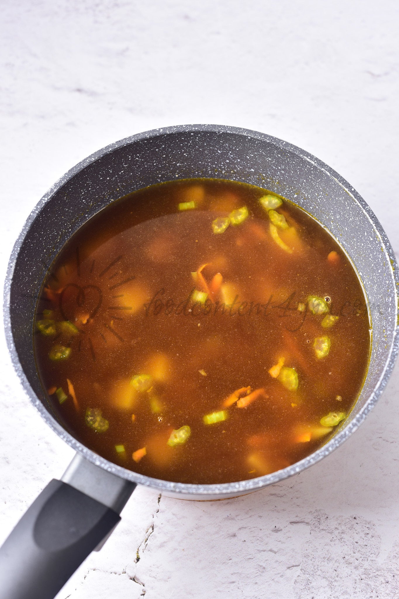 Cheesy Turkey Meatballs Soup - Set 4