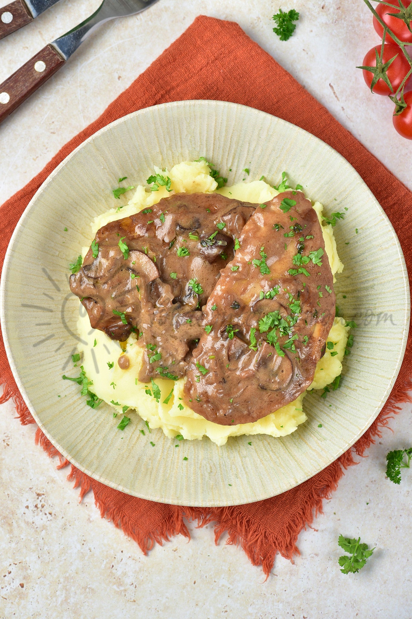 Chicken Marsala - Set 3 of 5