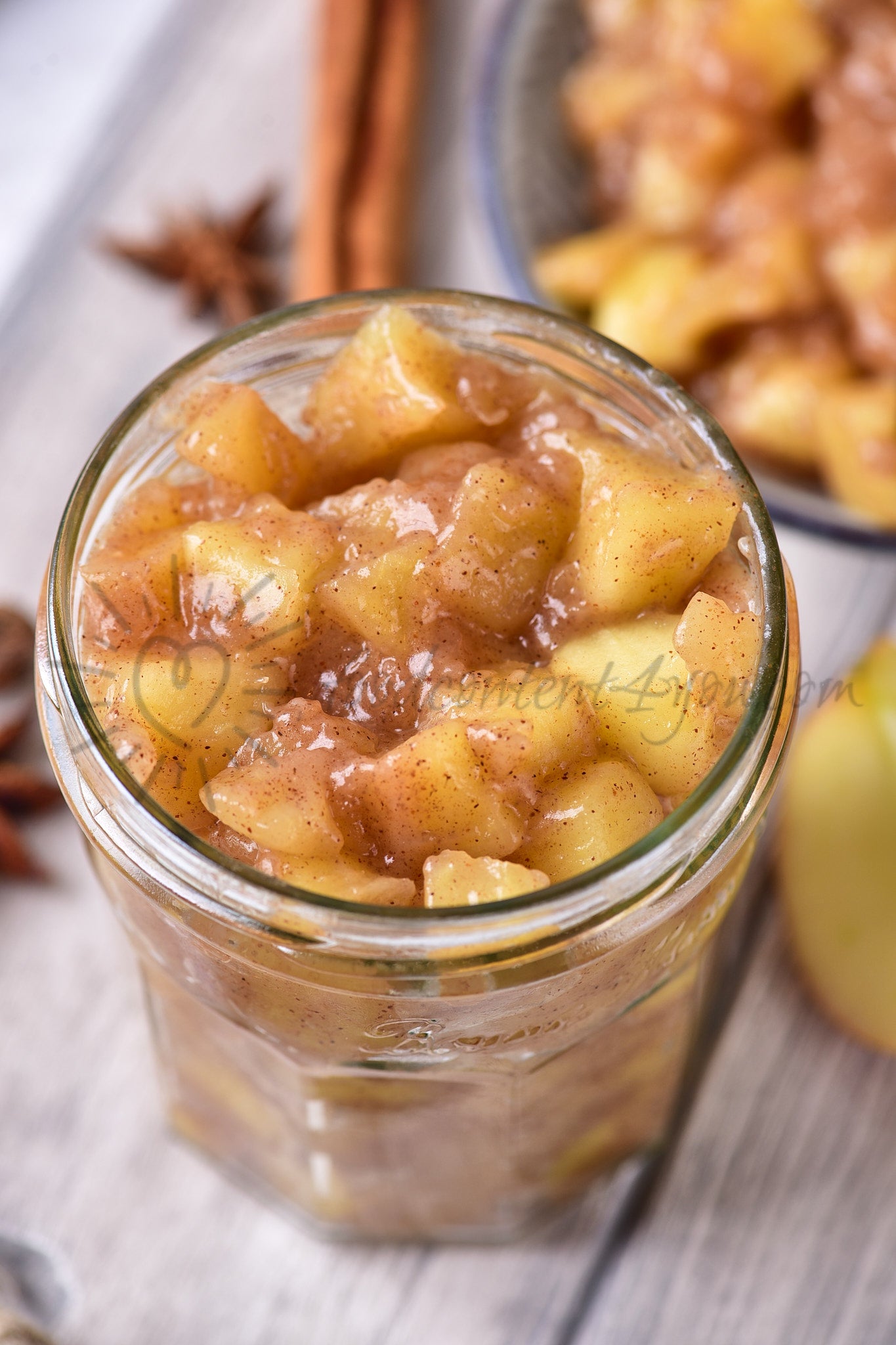 Apple Pie Filling - Set 4 of 5