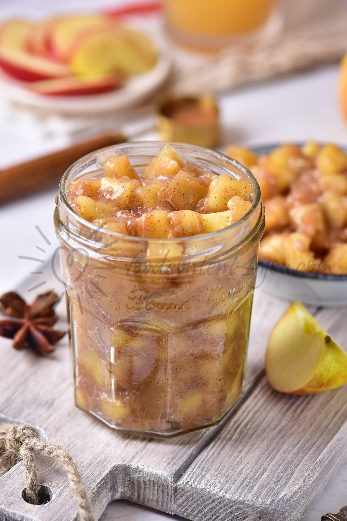 Apple Pie Filling - Set 4 of 5