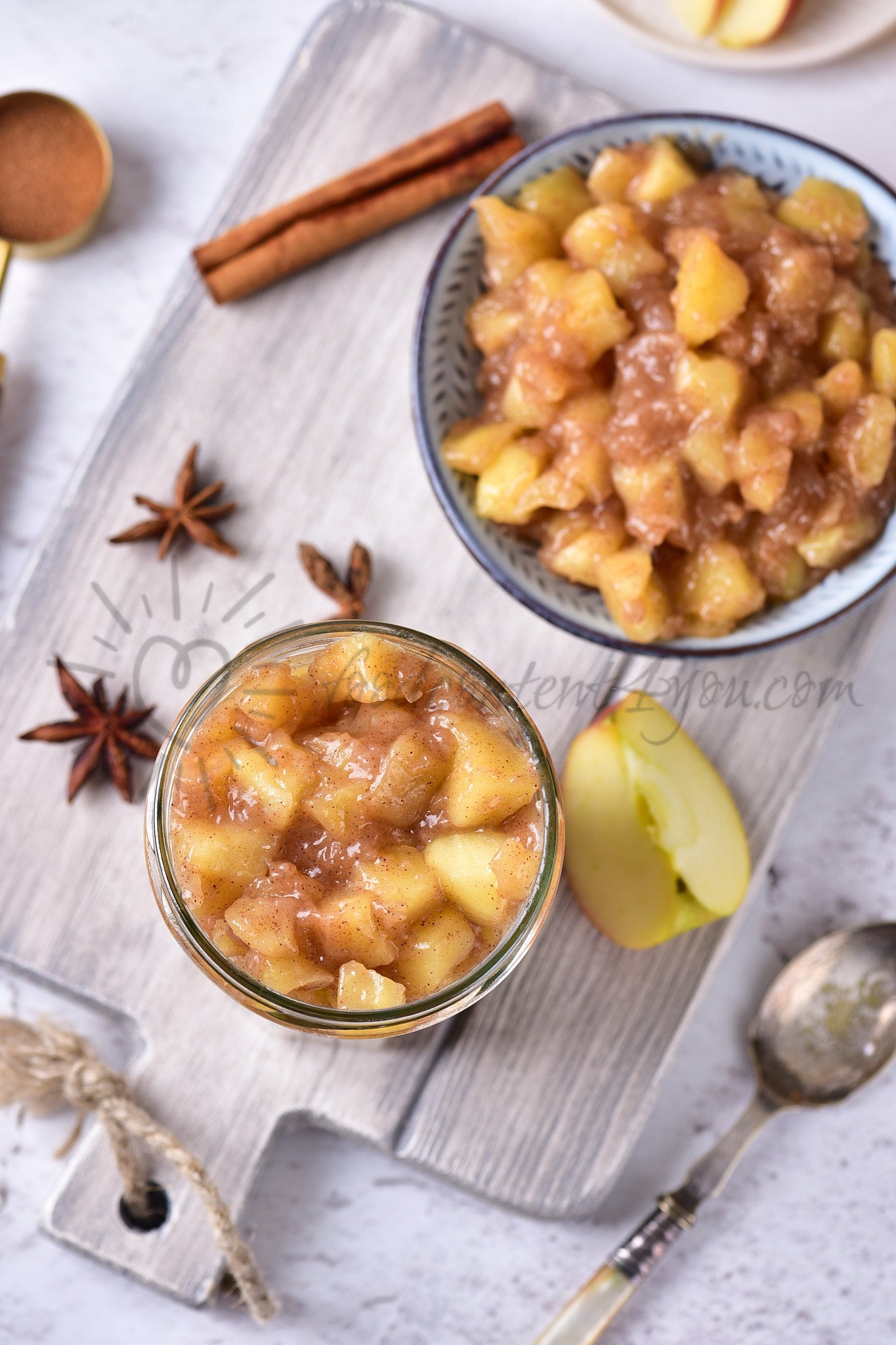 Apple Pie Filling - Set 4 of 5