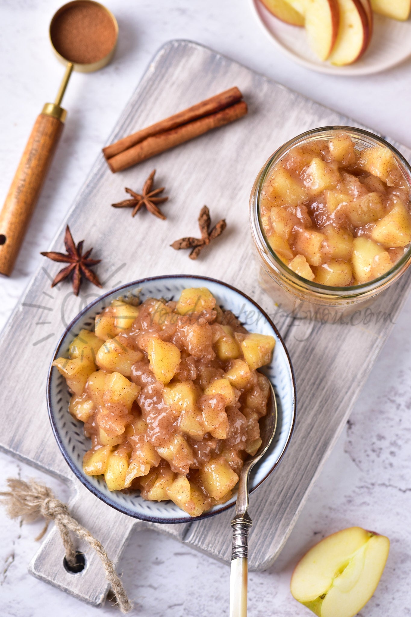 Apple Pie Filling - Set 4 of 5