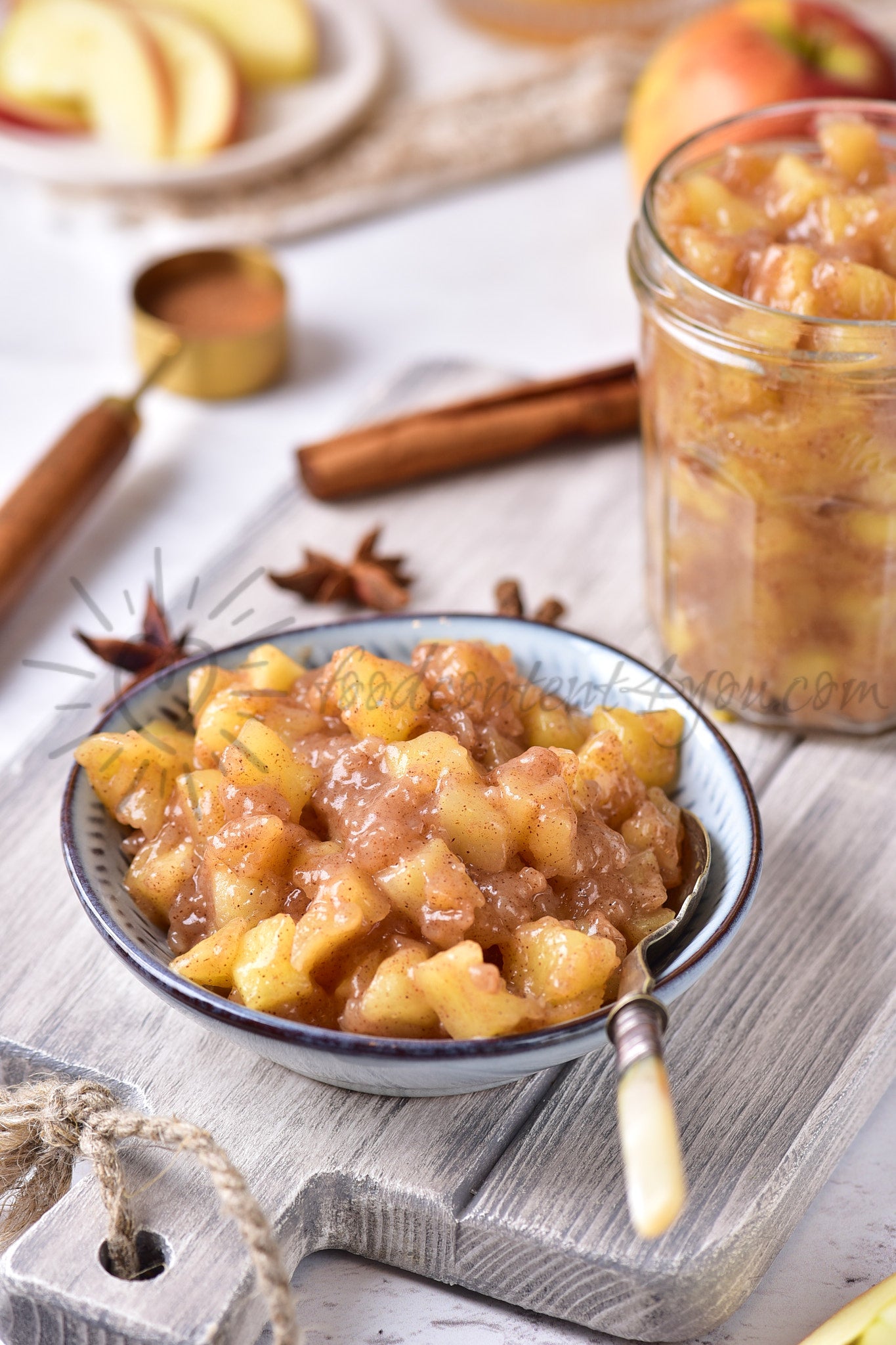 Apple Pie Filling - Set 4 of 5