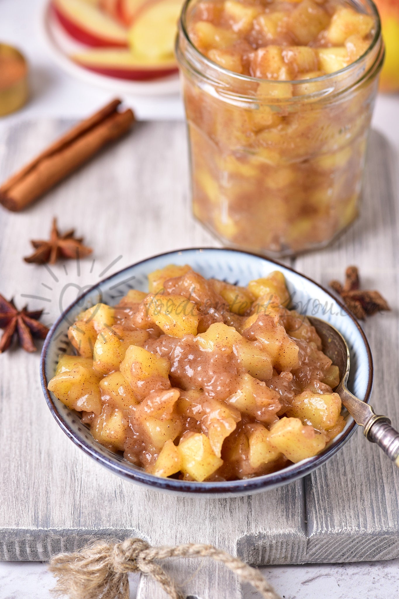 Apple Pie Filling - Set 4 of 5