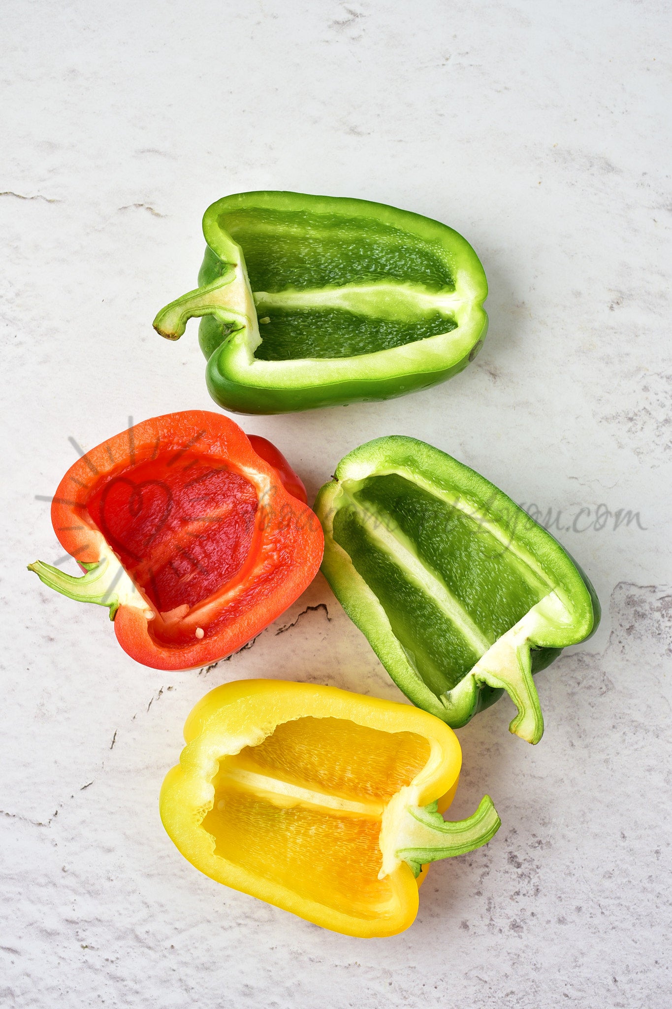 Chicken and Wild rice Stuffed Peppers - Set 4 of 5