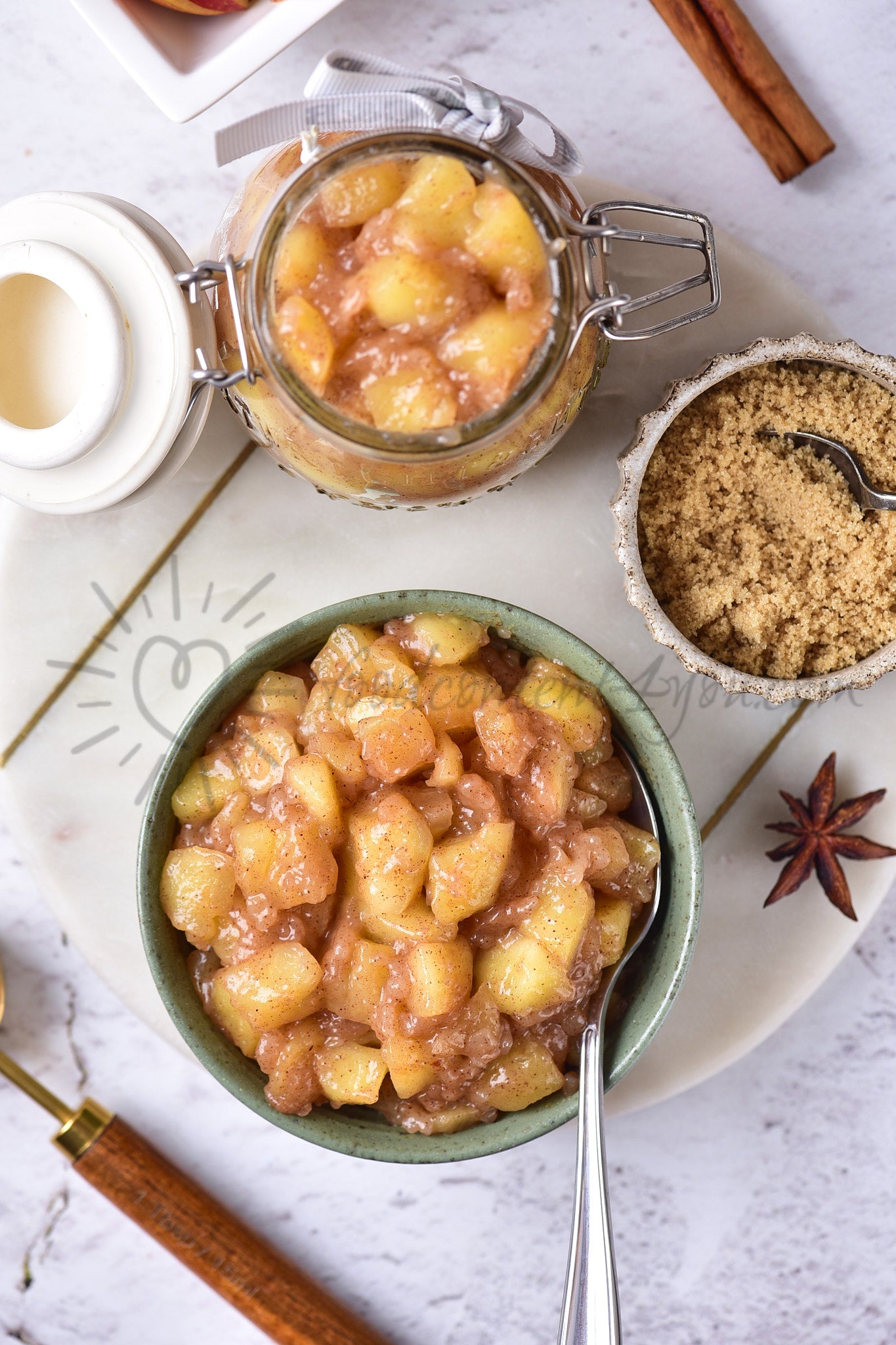 Apple Pie Filling - Set 5 of 5