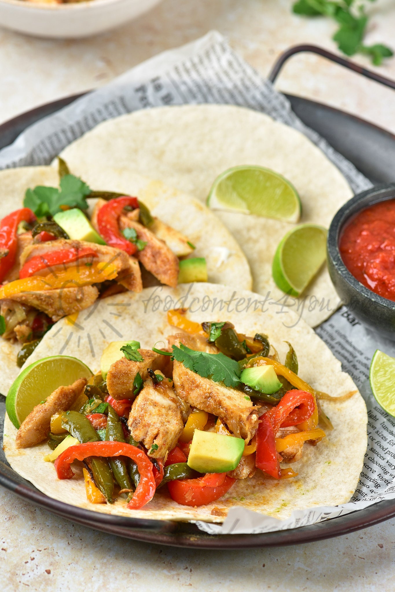Chicken Fajitas - Set 4 of 5